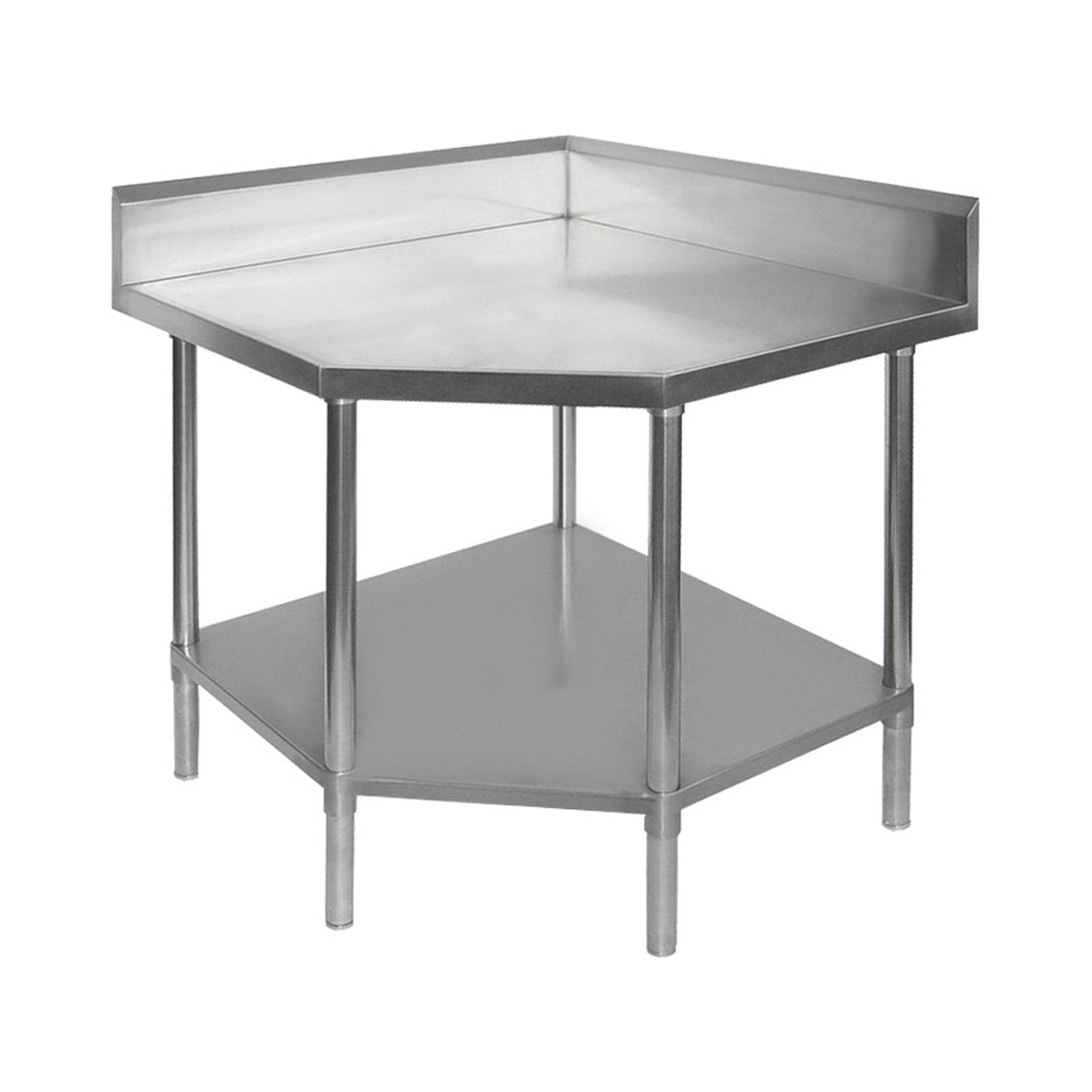 Modular Systems Corner Workbench With 100mm Splashback, 900x900x900mm 0900-6-WBCB/H