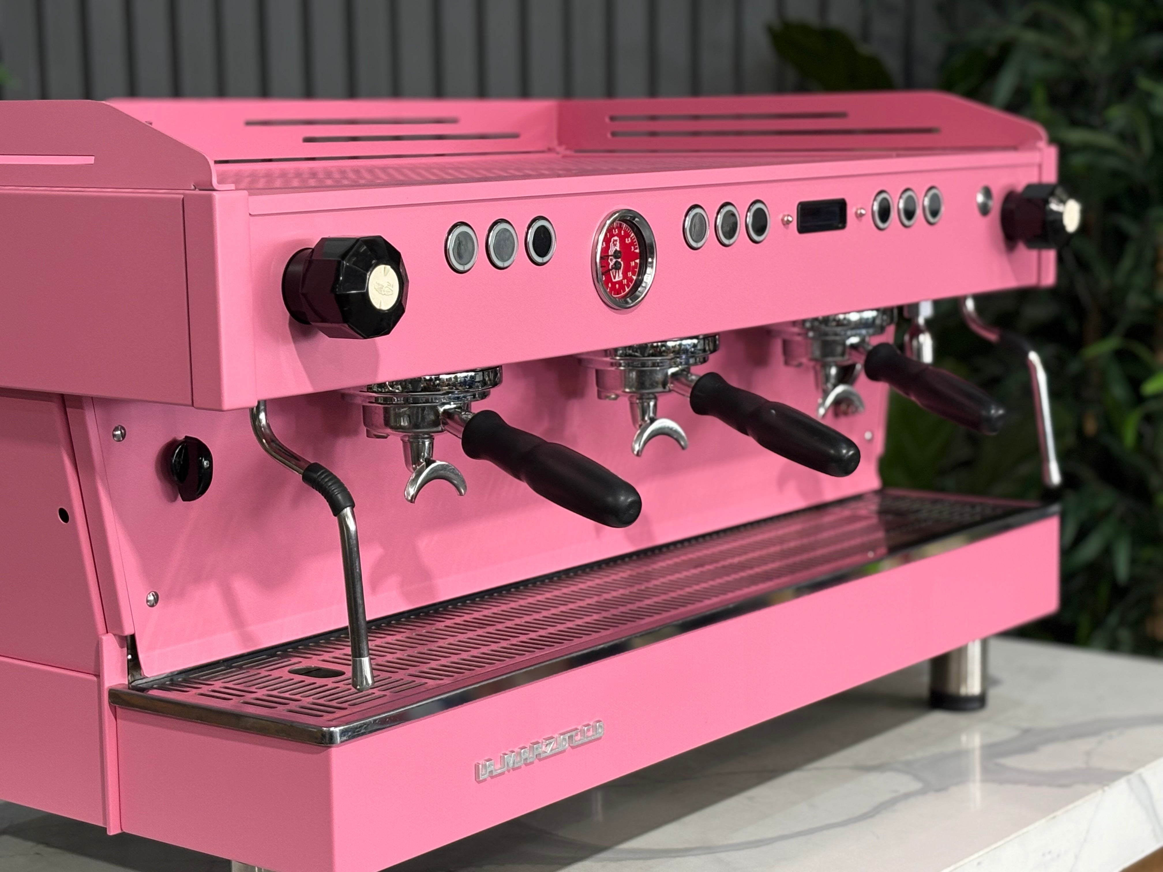 La Marzocco Linea PB Dark - 3 Group Commercial Espresso Machine - Pink