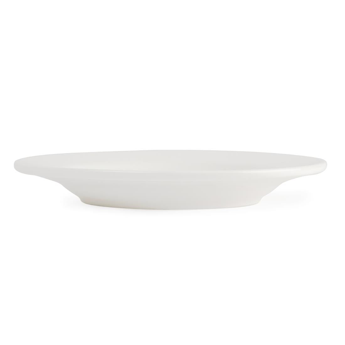 Olympia Lumina Round Saucers White 143mm (6 Pack) - CD646