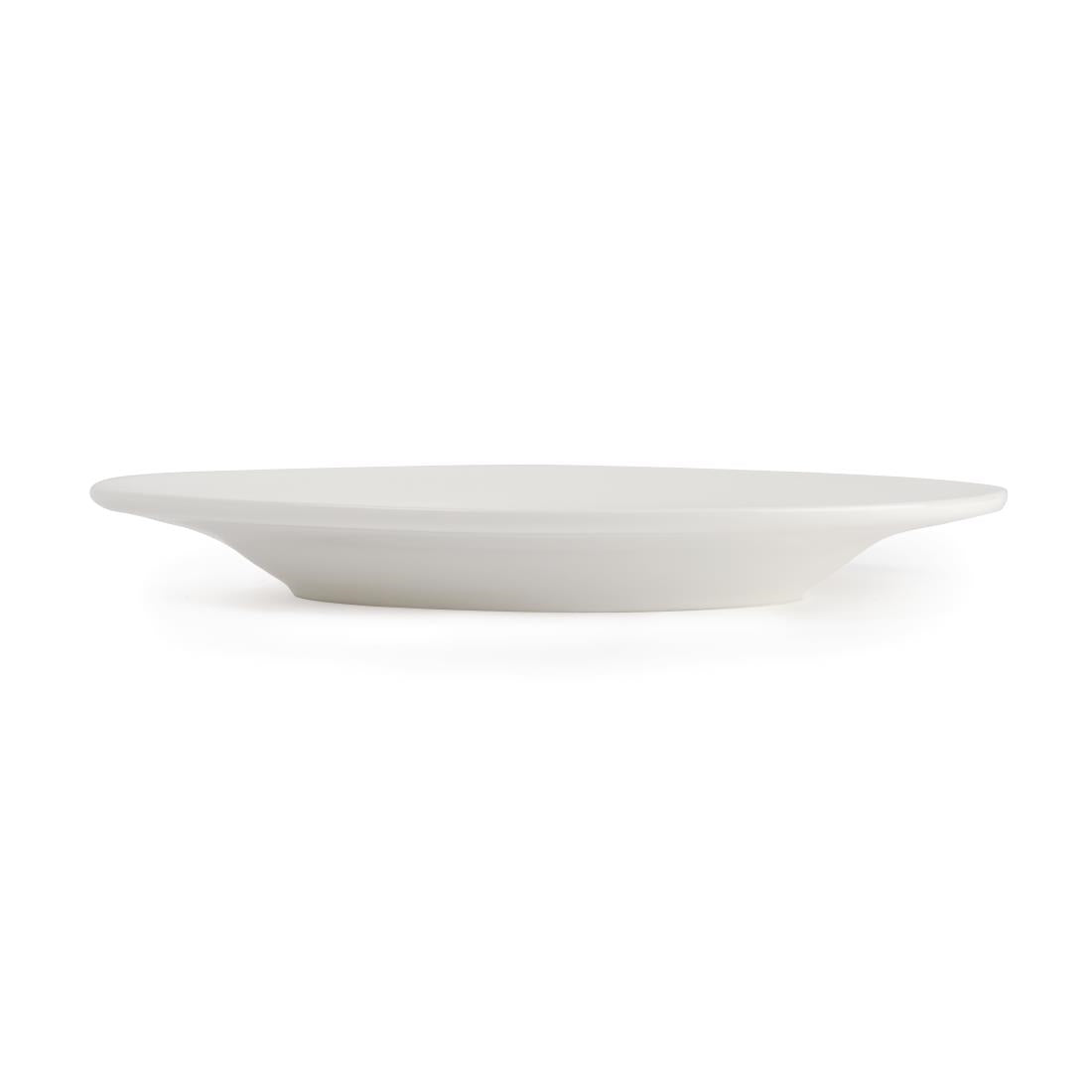 Olympia Lumina Round Saucers White 156mm (6 Pack) - CD648