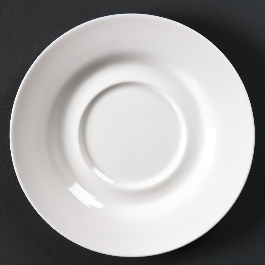 Olympia Lumina Round Saucers White 156mm (6 Pack) - CD648