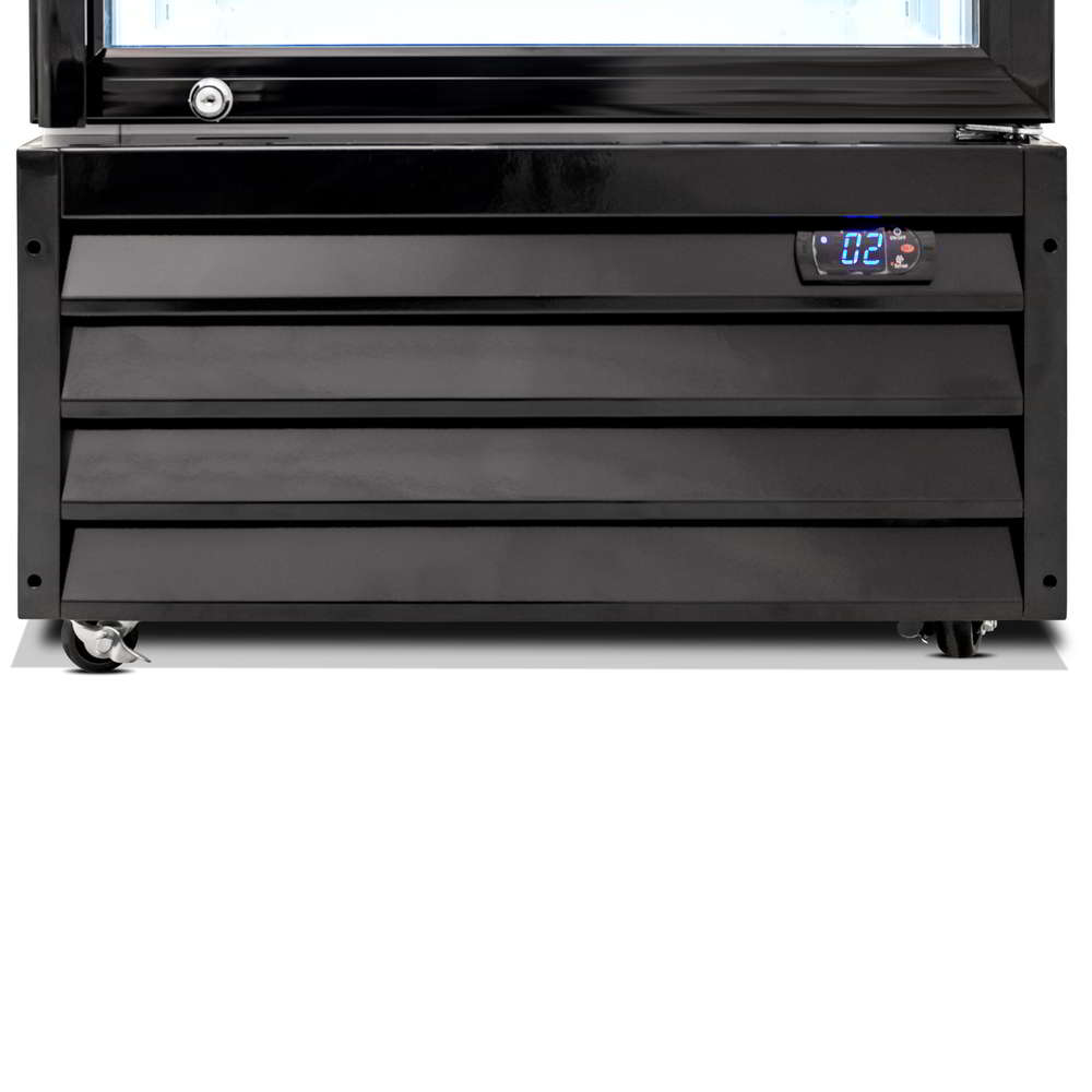 AG Equipment 420 Litre Single Door Upright Display Fridge - Glass Door CU420TNG