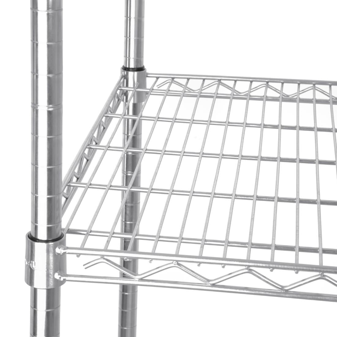 Vogue 4 Tier Wire Shelving Kit 1220x610mm - U257