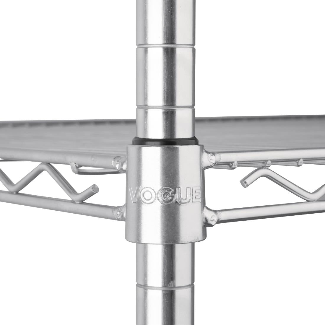 Vogue 4 Tier Wire Shelving Kit - 1220x460mm - L928