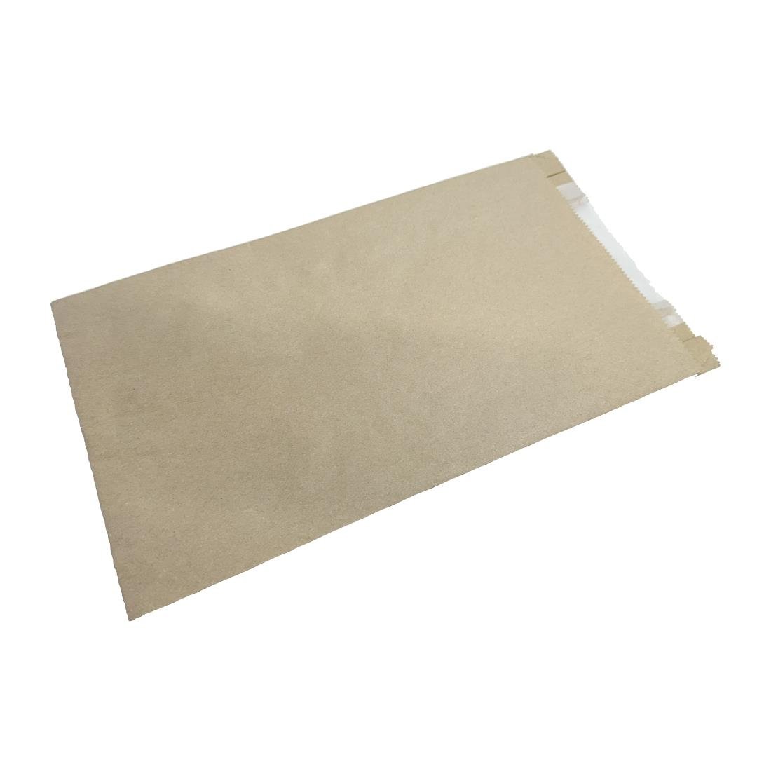 Fiesta Compostable Bread Bags with Glassine Window 320x180x40mm (Pack 1000) - HY776
