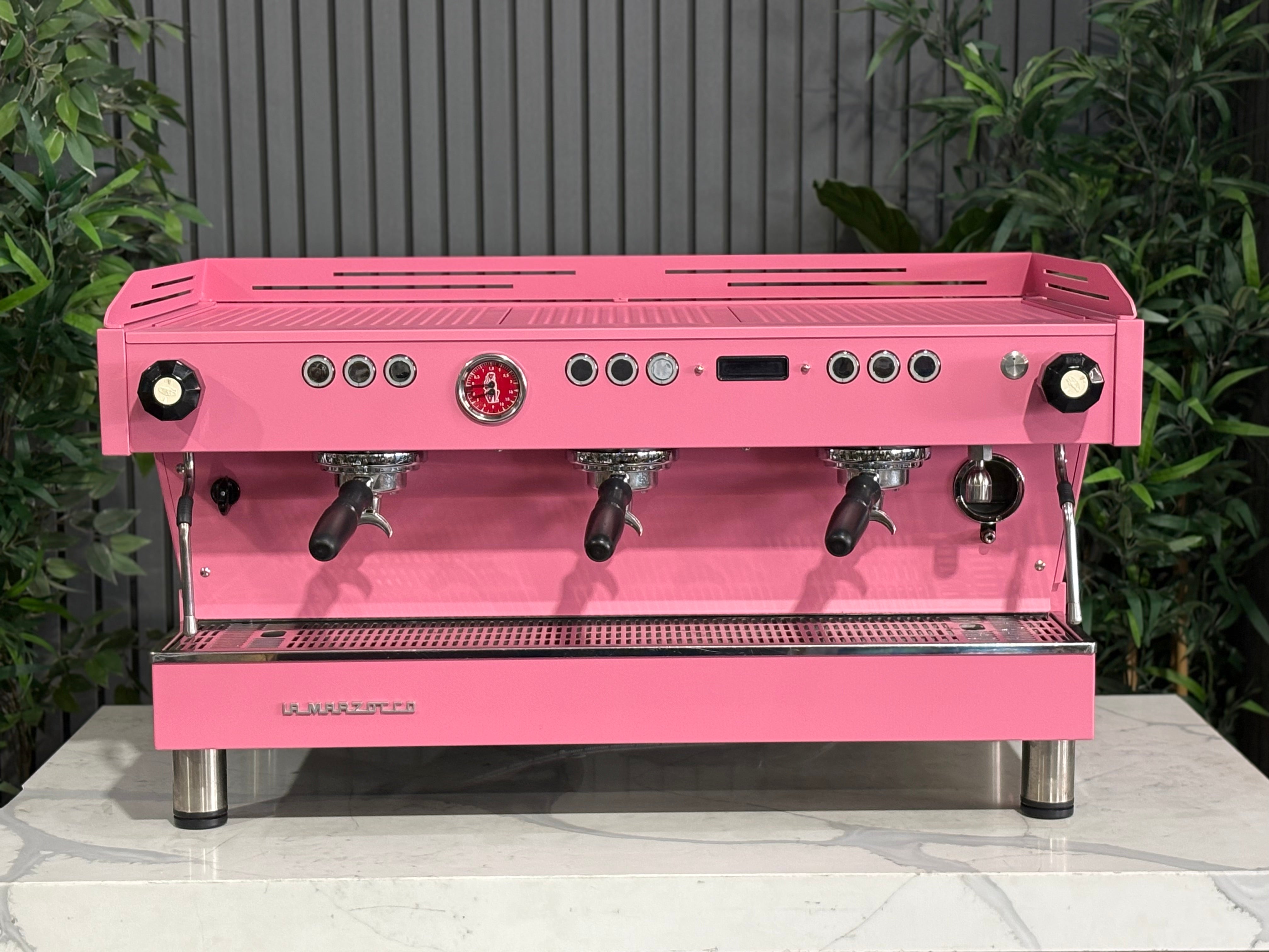 La Marzocco Linea PB Dark - 3 Group Commercial Espresso Machine - Pink