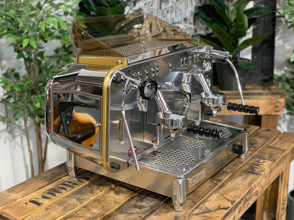 Faema E61 Jubilee Volumetric - 2 Group Commercial Espresso Machine - Stainless