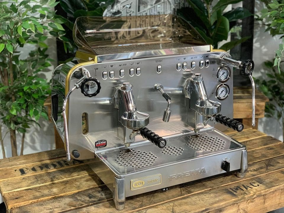 Faema E61 Jubilee Volumetric 2 Group Stainless - 31022