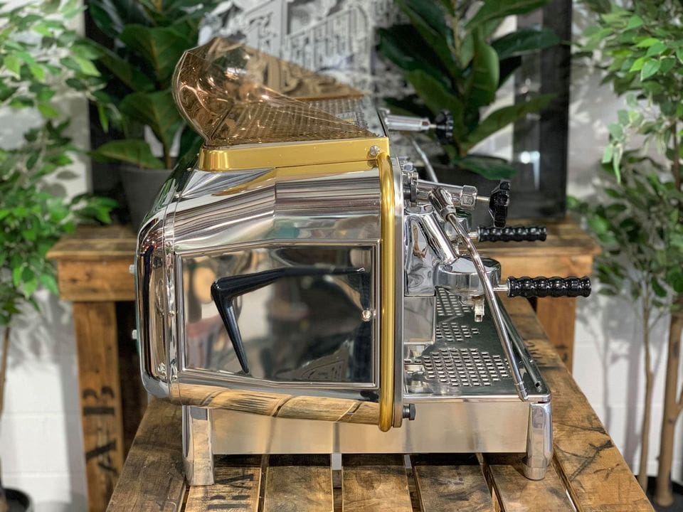 Faema E61 Jubilee Volumetric - 2 Group Commercial Espresso Machine - Stainless