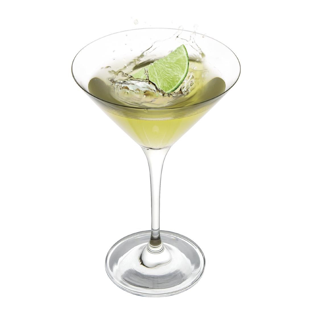 Olympia Campana One Piece Crystal Martini Glasses 260ml (6 Pack) - CS497