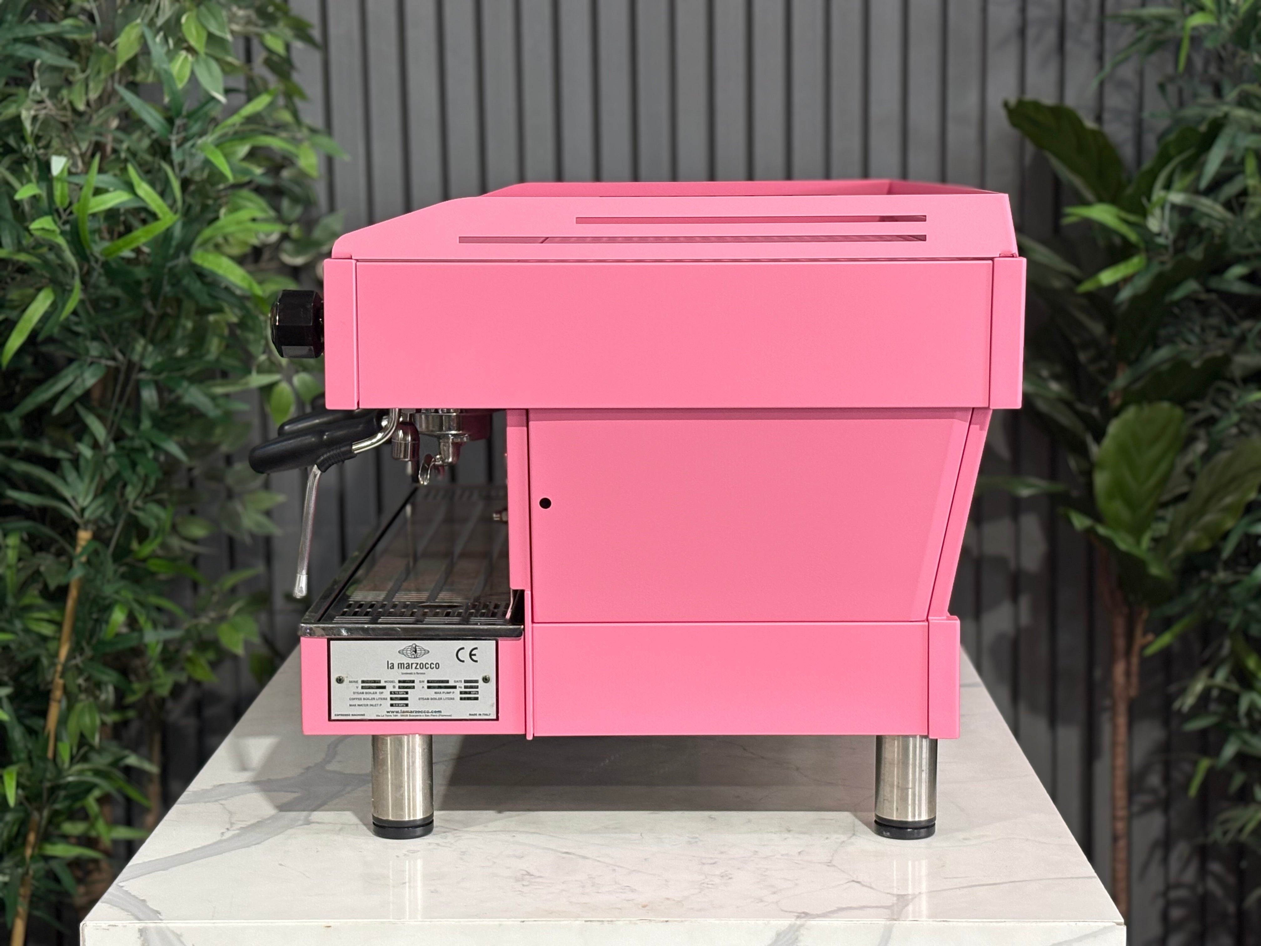 La Marzocco Linea PB Dark - 3 Group Commercial Espresso Machine - Pink