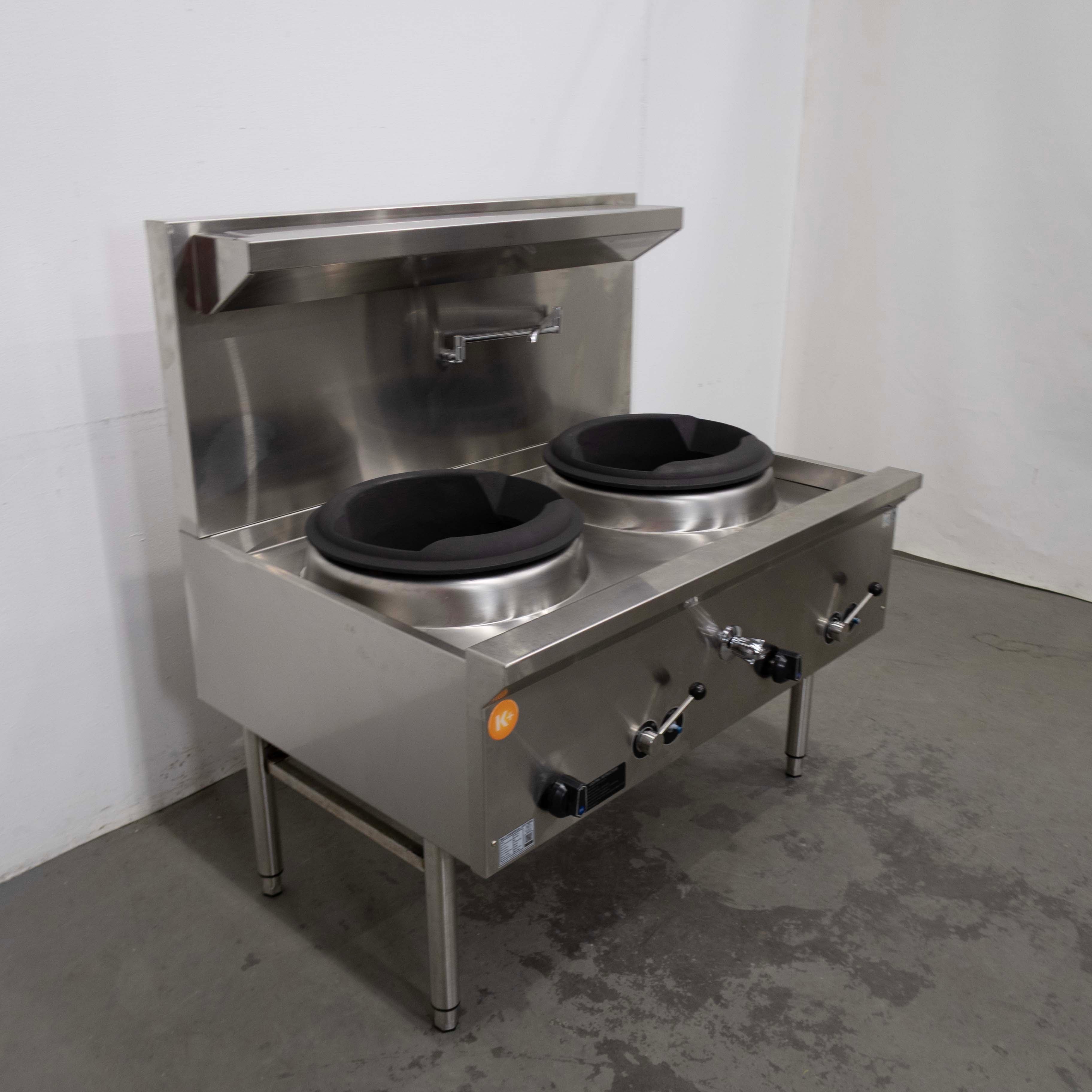 B&S UFWWK-2 2 Hole Wok Table - 798414