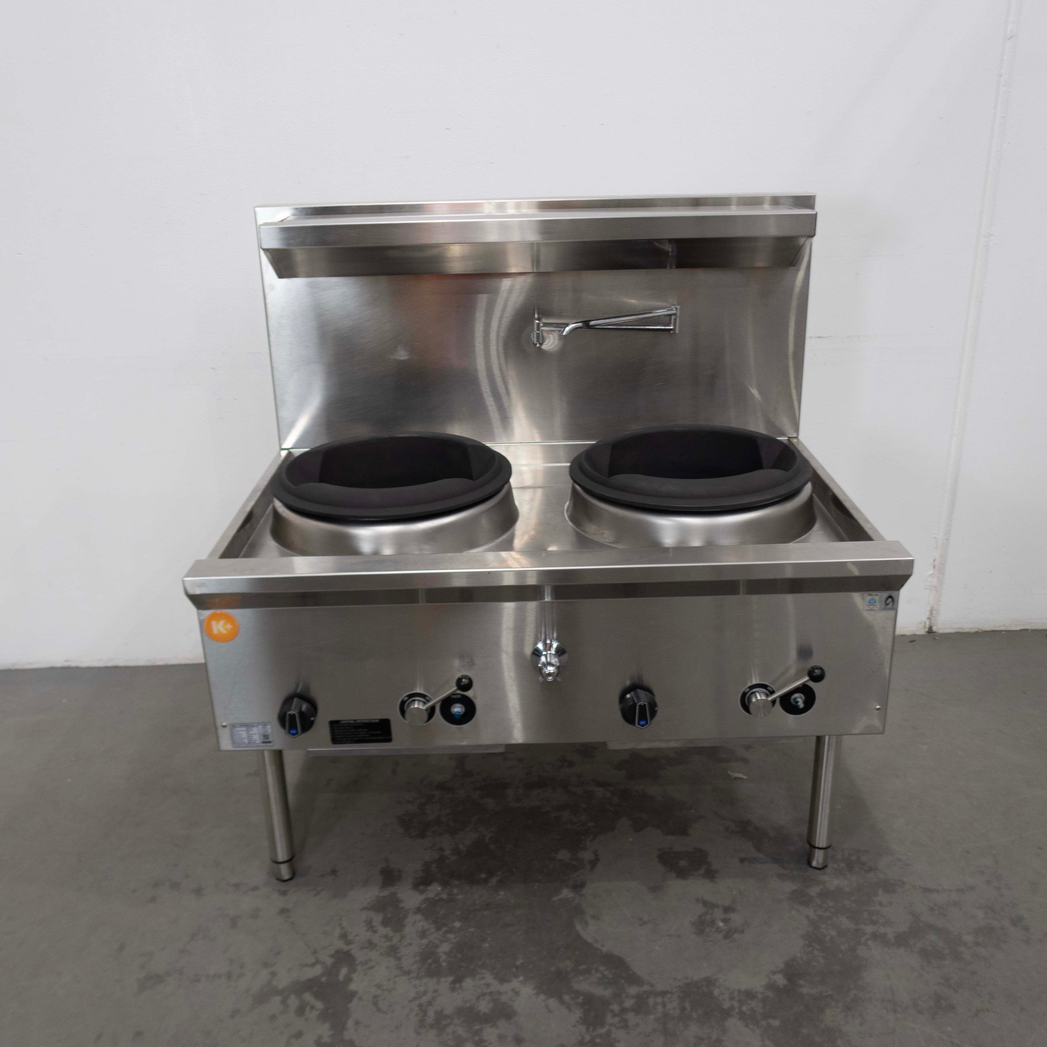 B&S UFWWK-2 2 Hole Wok Table - 798414