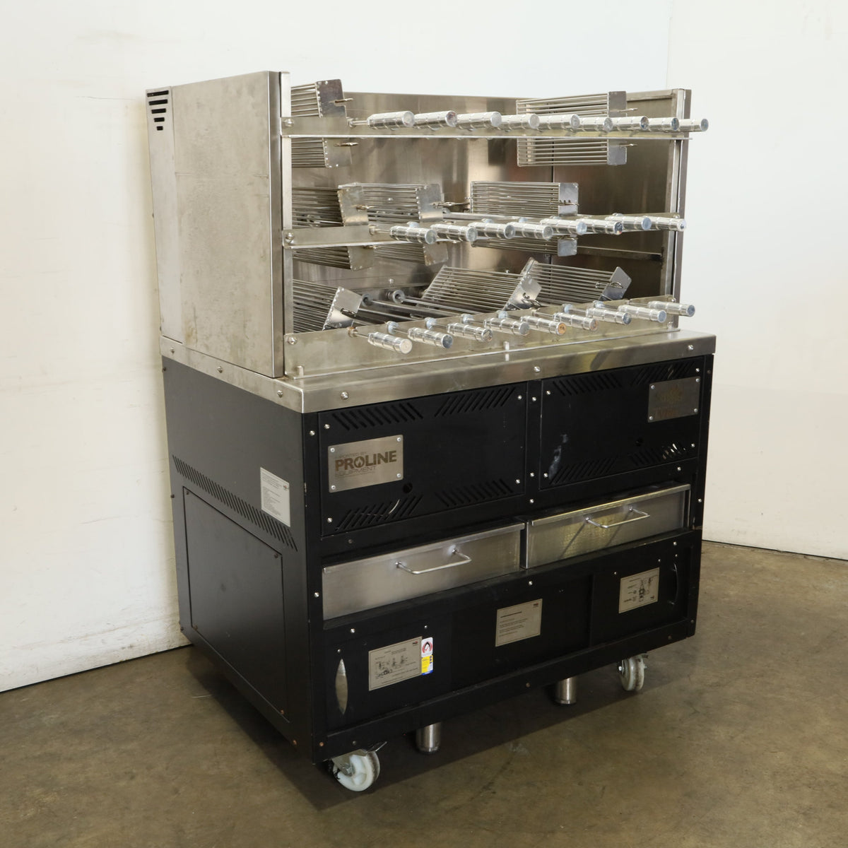 Scheer Proline LVR500A 1200mm Gas Lava Rock Rotisserie - 844751