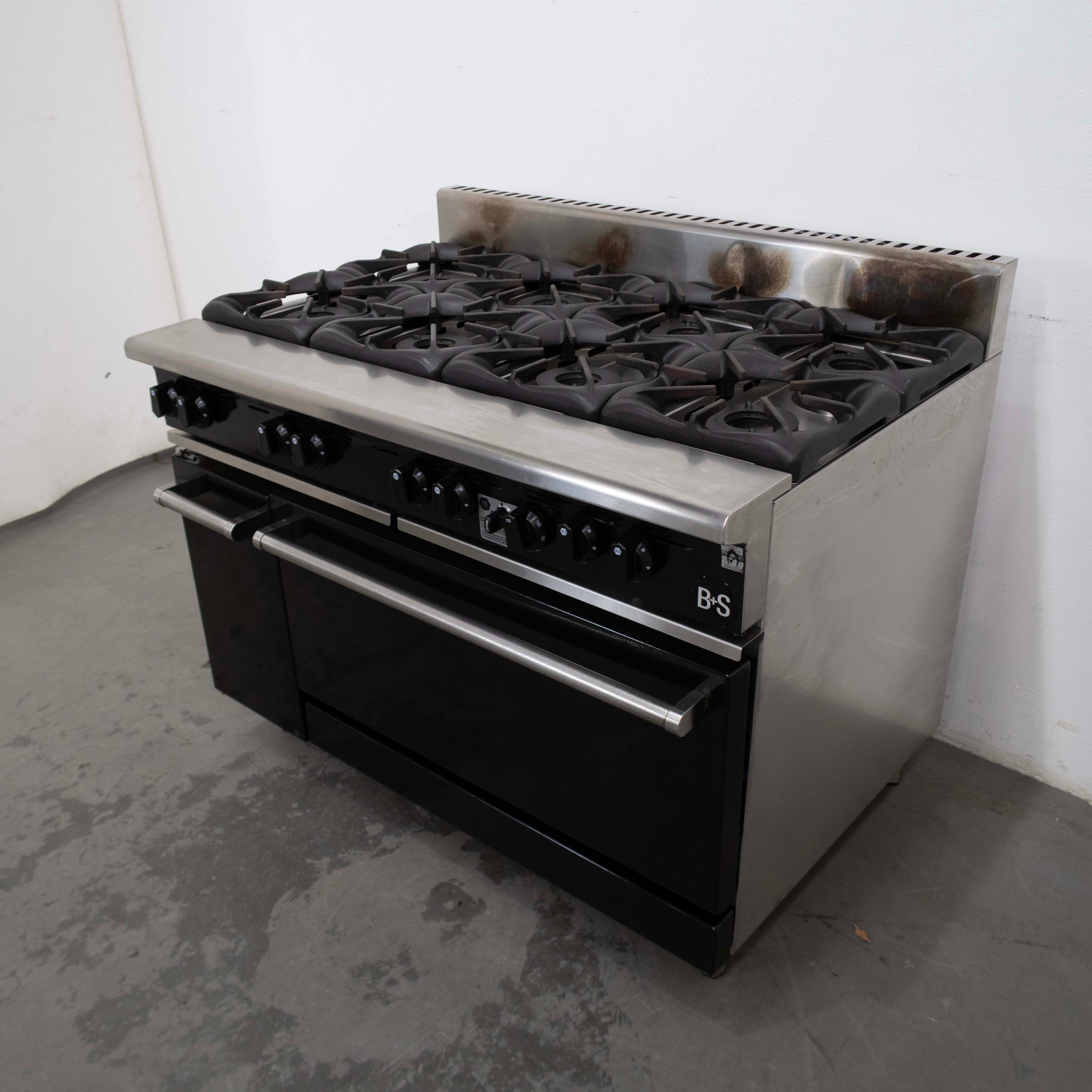 B&S OV-SB8 8 Burner Oven Range - 814127