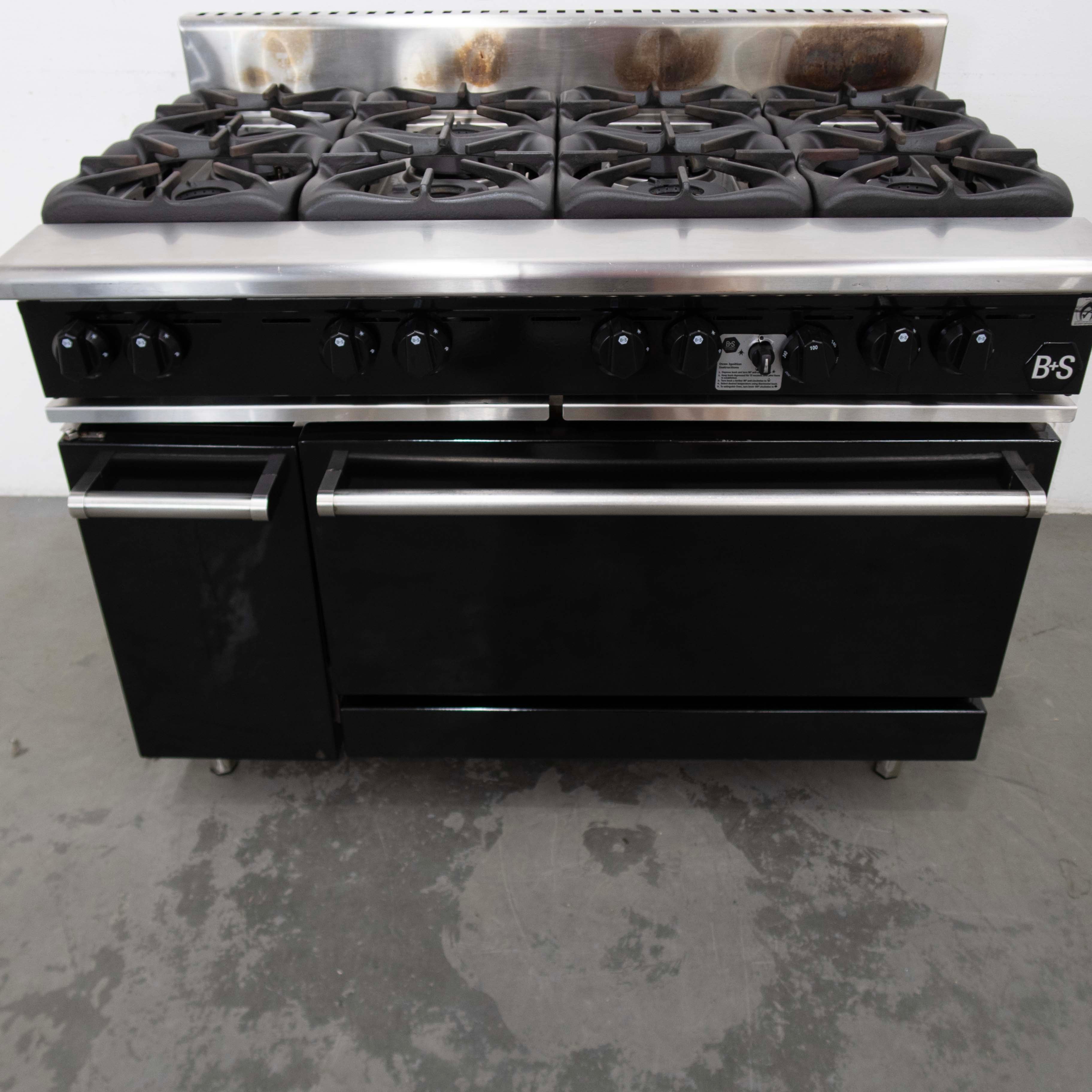 B&S OV-SB8 8 Burner Oven Range - 814127