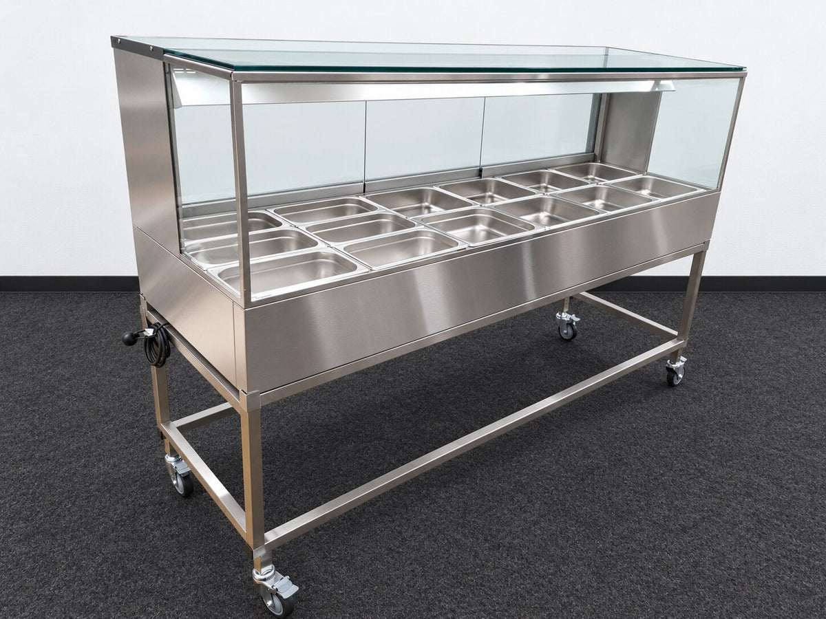 Woodson W.HFSQ26C Hot Food Display + Trolley - 851124