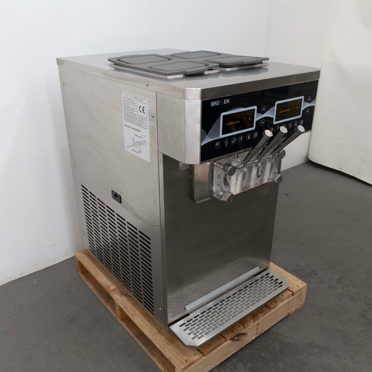 Brullen i26 Pro Twin Ice Cream Machine - 857351