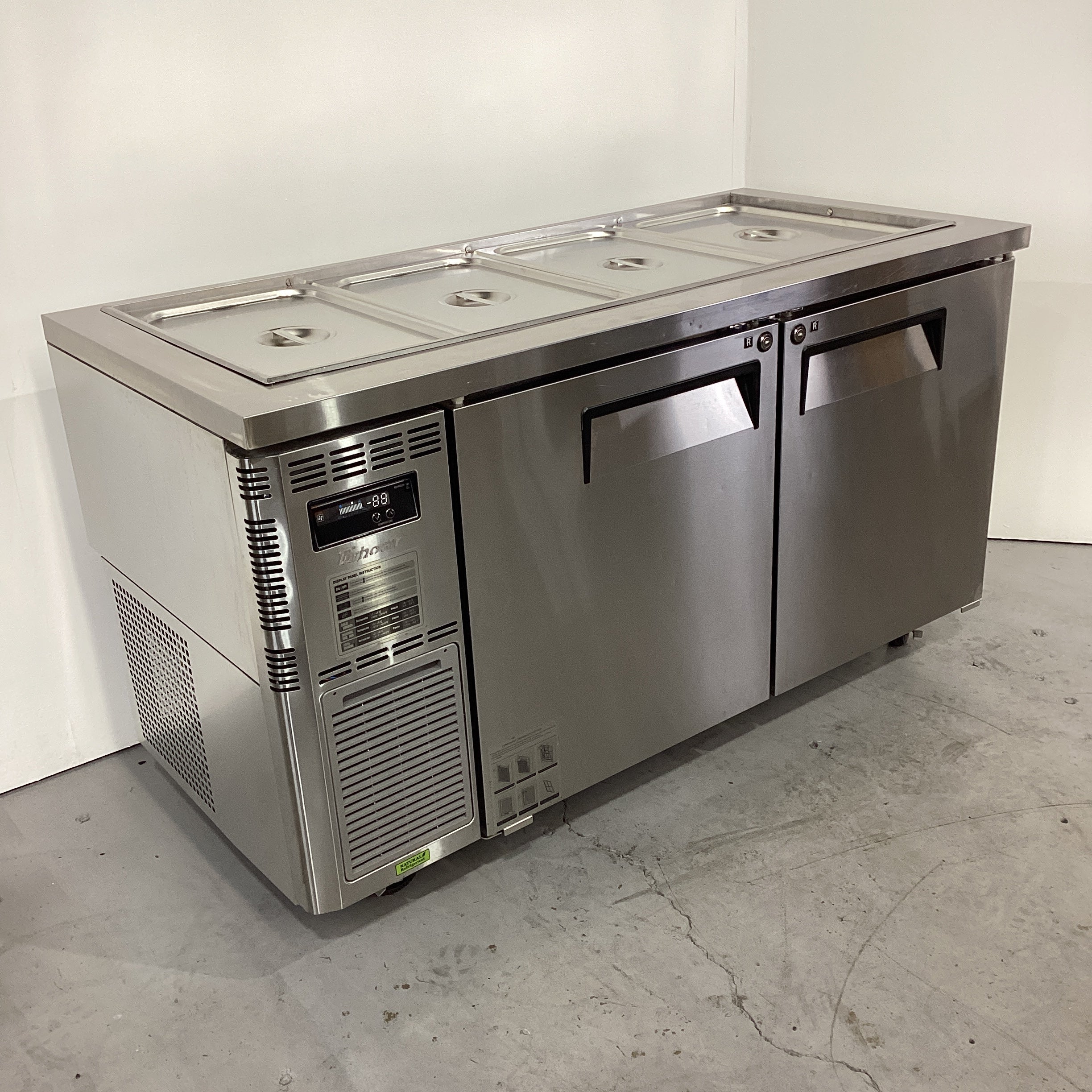 Turbo Air KSR15-2-N Sandwich Prep Fridge - 862116