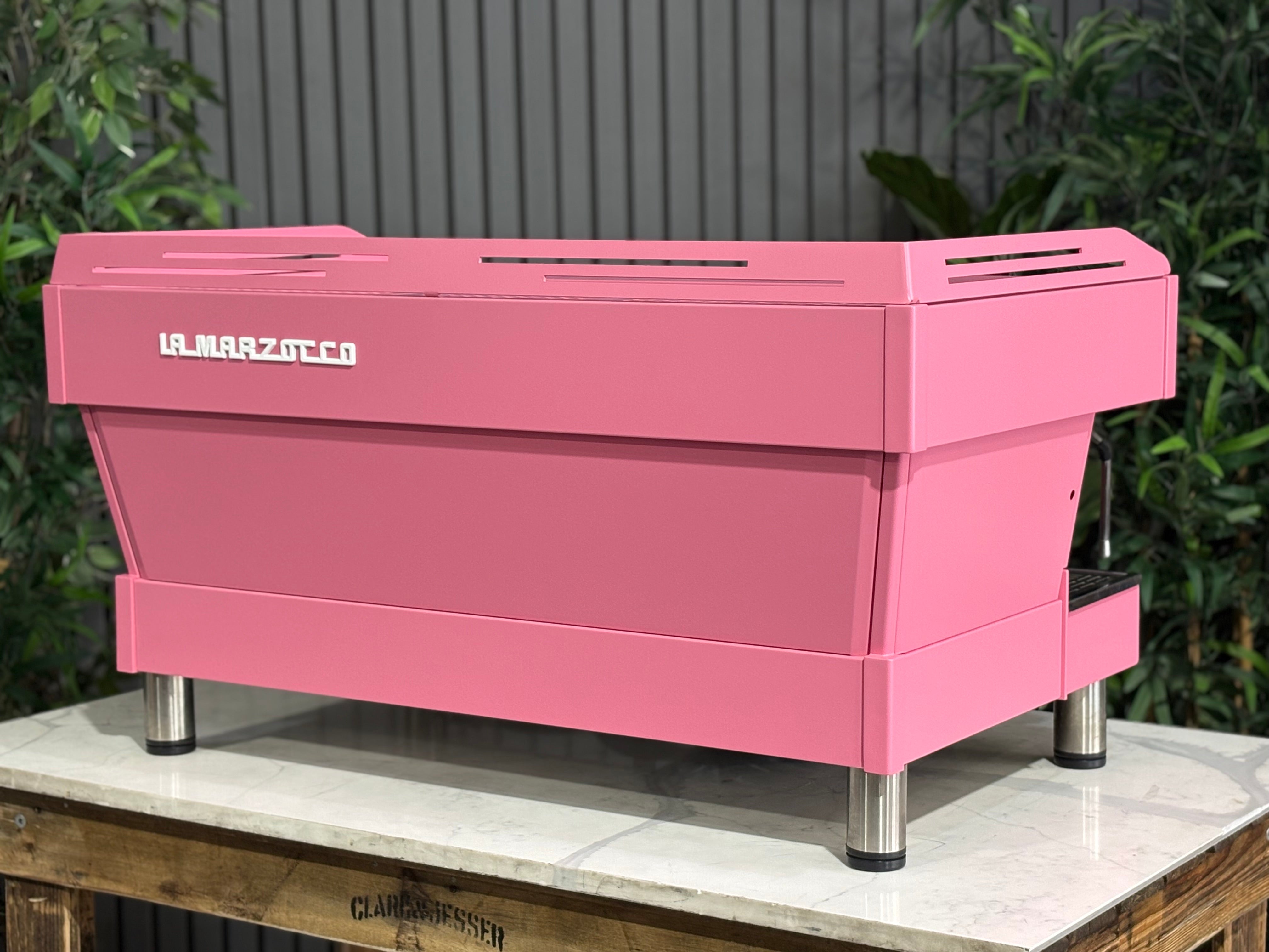 La Marzocco Linea PB Dark - 3 Group Commercial Espresso Machine - Pink