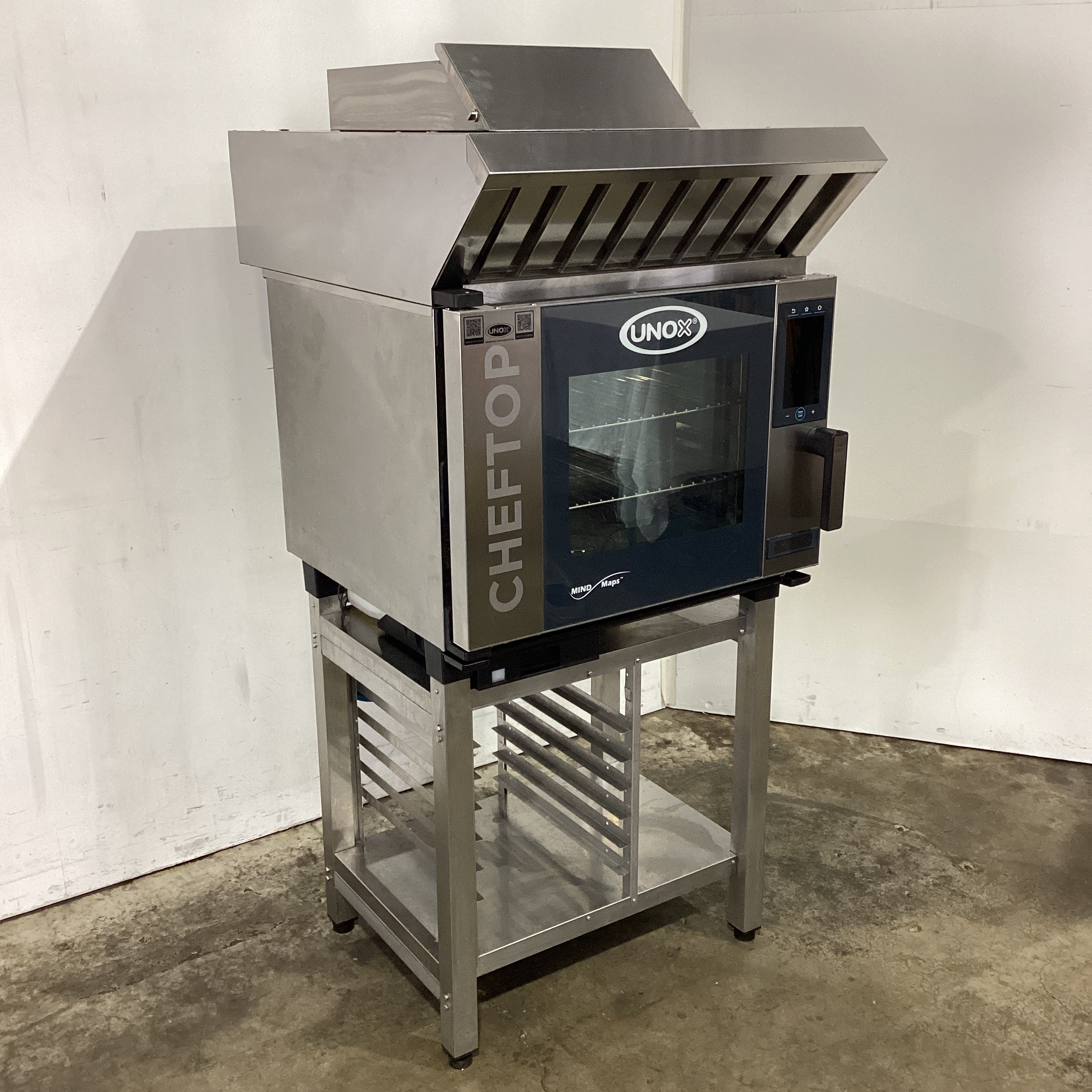 Unox CHEFTOP XEVC-0511-EPRM-MS Combi Oven with Exhaust Canopy - 928736