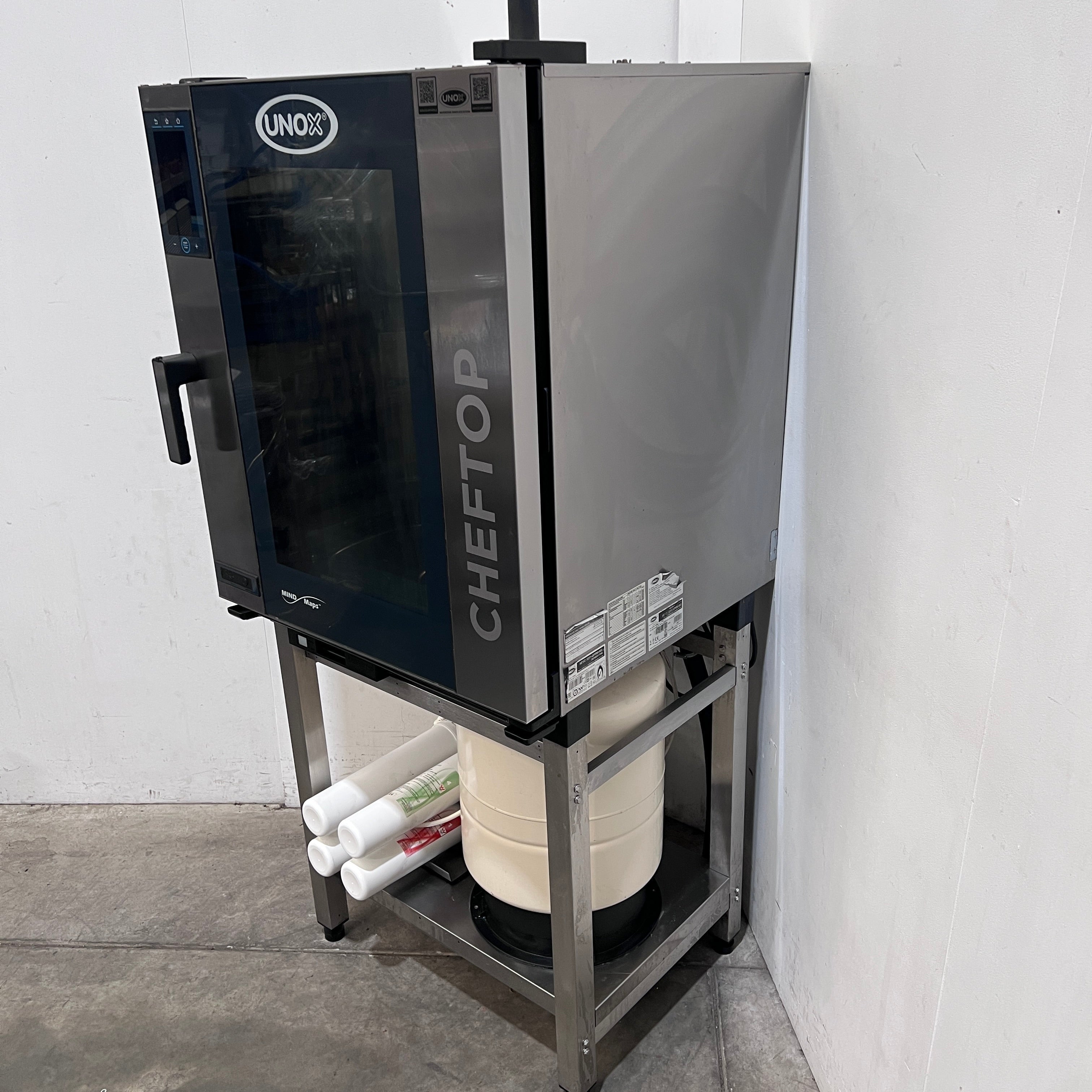 Unox EXVC-1011-GPRM-MS Combi Oven with Stand & Reverse Osmosis System - 929050