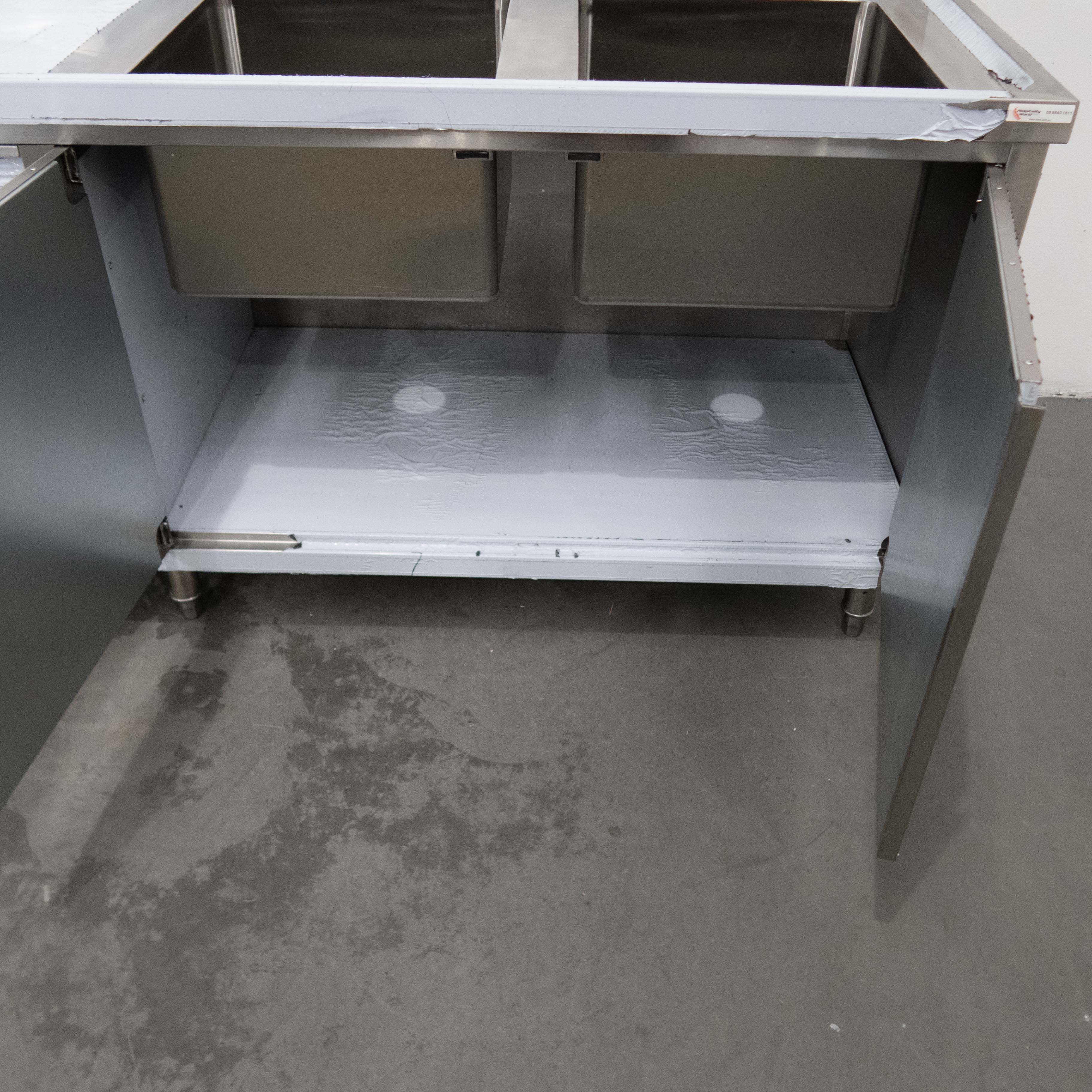 Modular Systems DSC-2400R-H Stainless Steel Cabnet and Double Sink - 930001