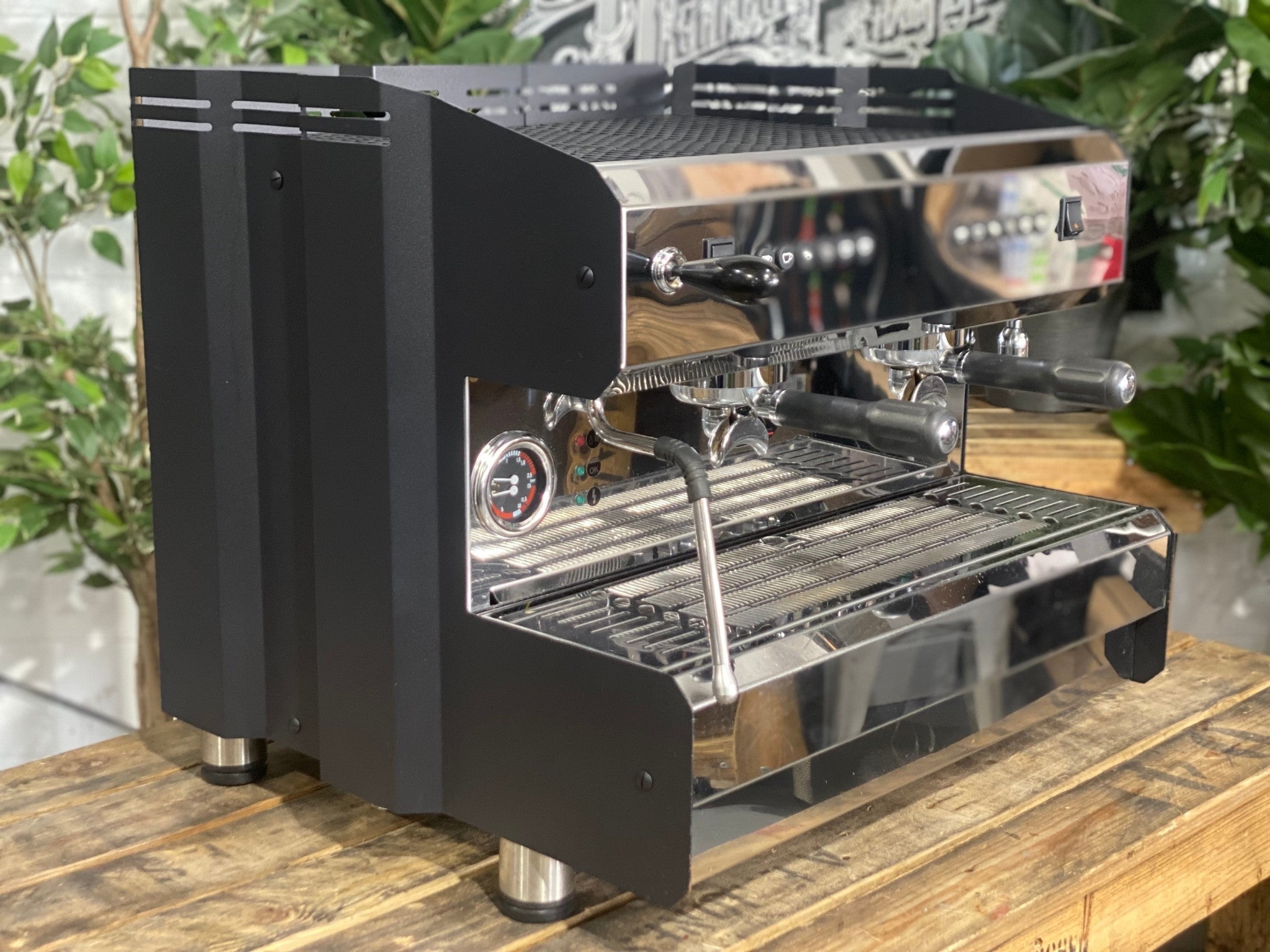 ACM Teknica - 2 Group Commercial Espresso Machine - Black