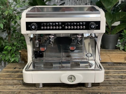 Astoria Calypso Compact - 2 Group Commercial Espresso Machine - White