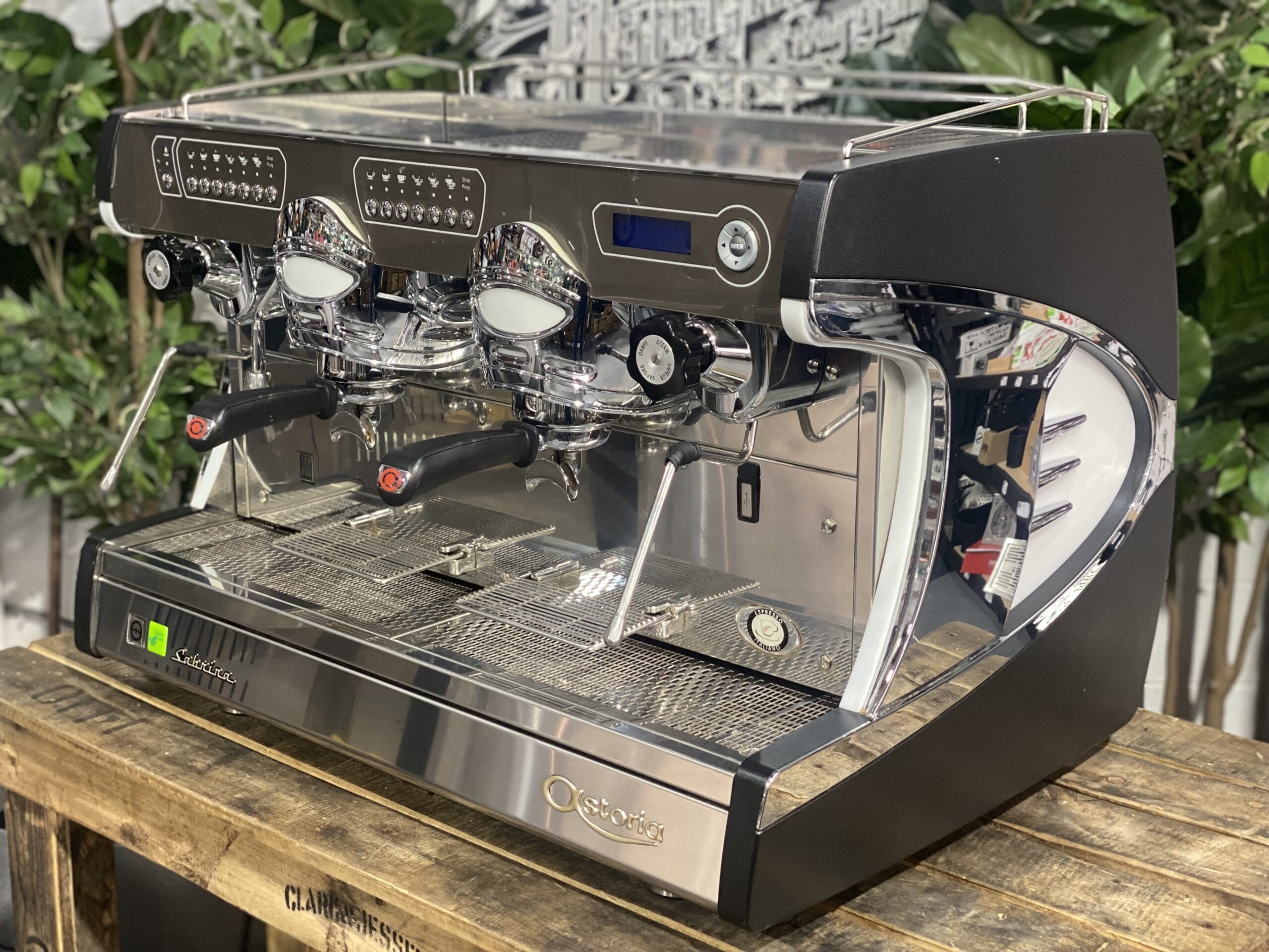 Astoria Sabrina - 2 Group Commercial Espresso Machine - Black