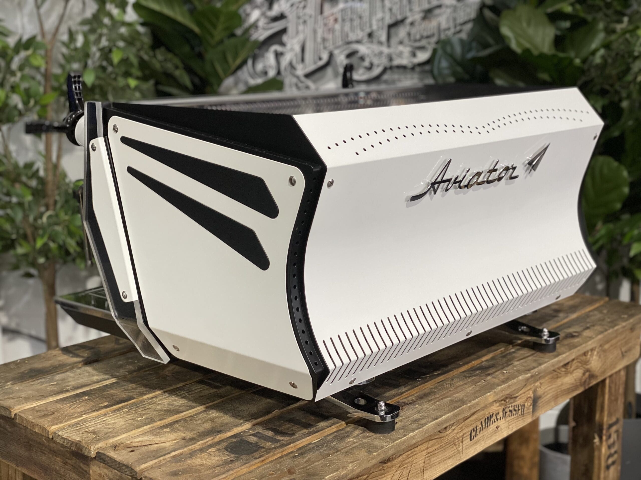 BFC Aviator Custom - 2 Group Commercial Espresso Machine - White