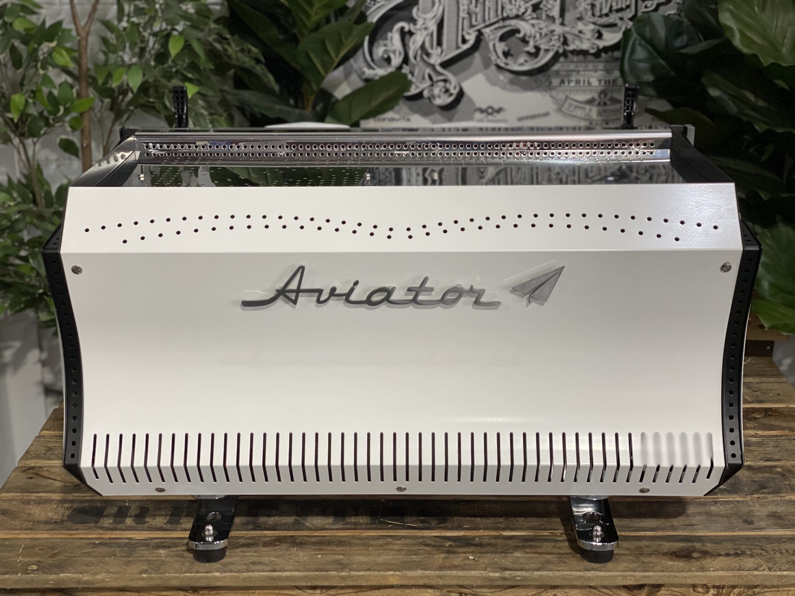 BFC Aviator Custom - 2 Group Commercial Espresso Machine - White