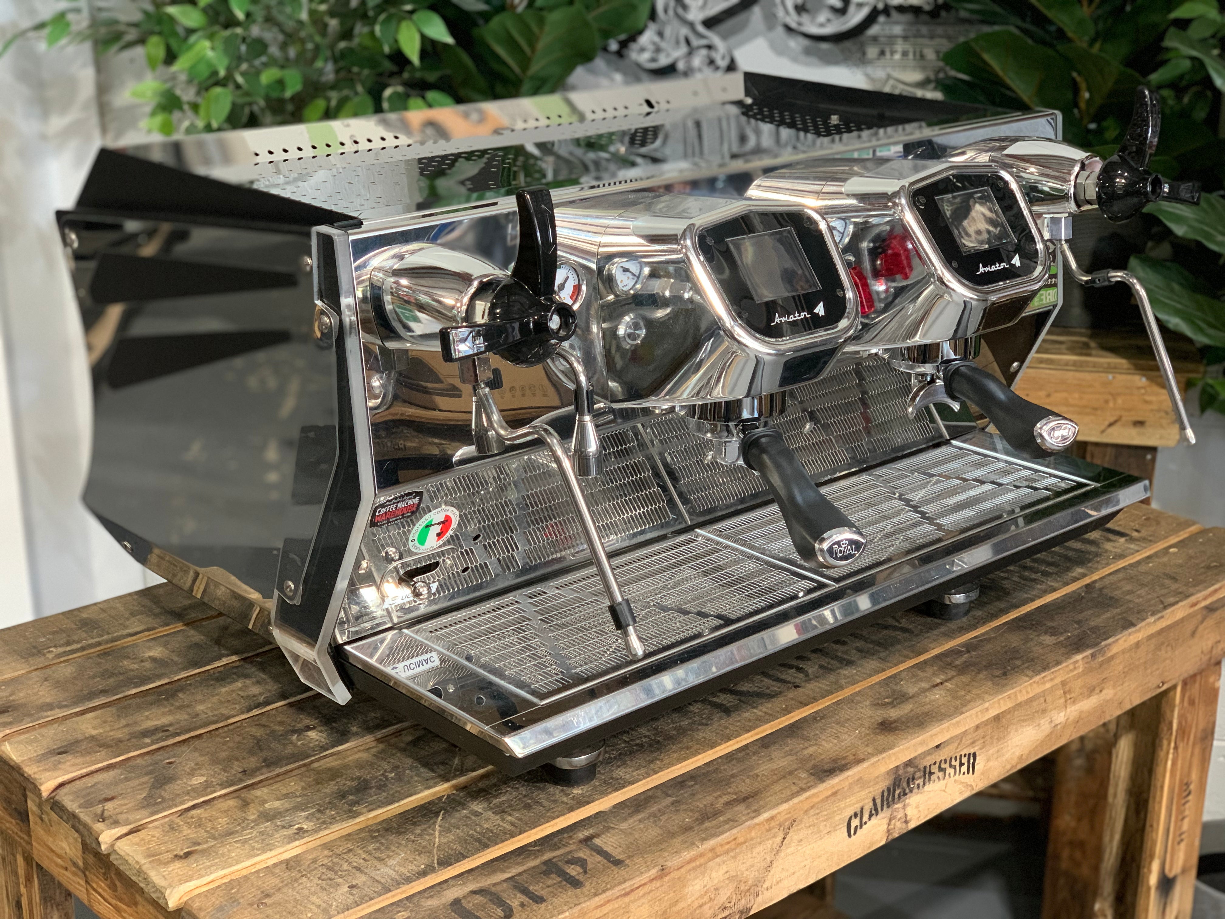 BFC Aviator - 2 Group Commercial Espresso Machine - Stainless Steel