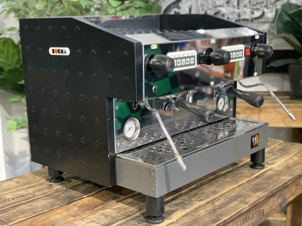 Boema Deluxe D-V215A Low Cup - - 2 Group Commercial Espresso Machine - Commercial - Black