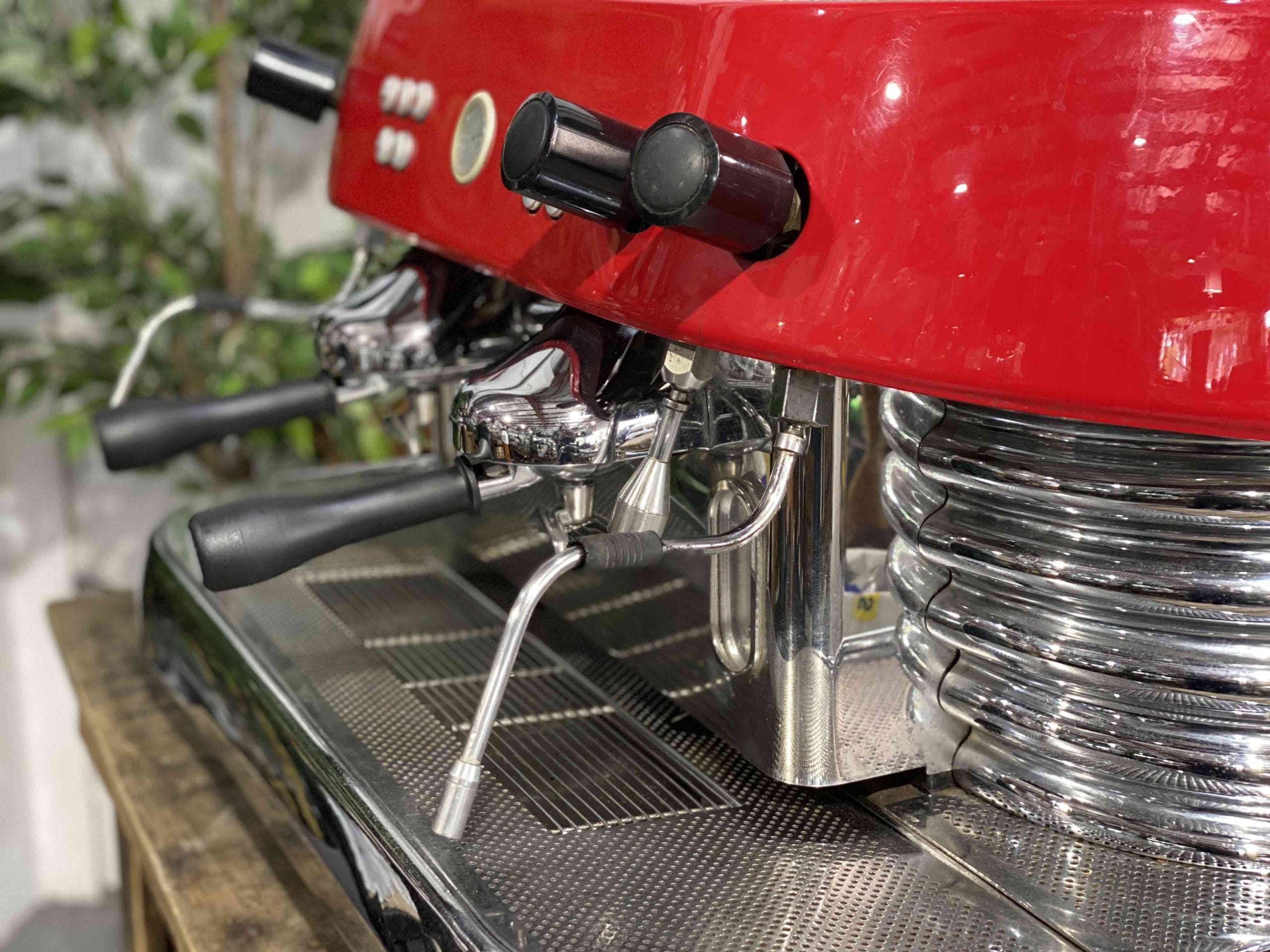 Brasilia Excelsior - 2 Group Commercial Espresso Machine - Red