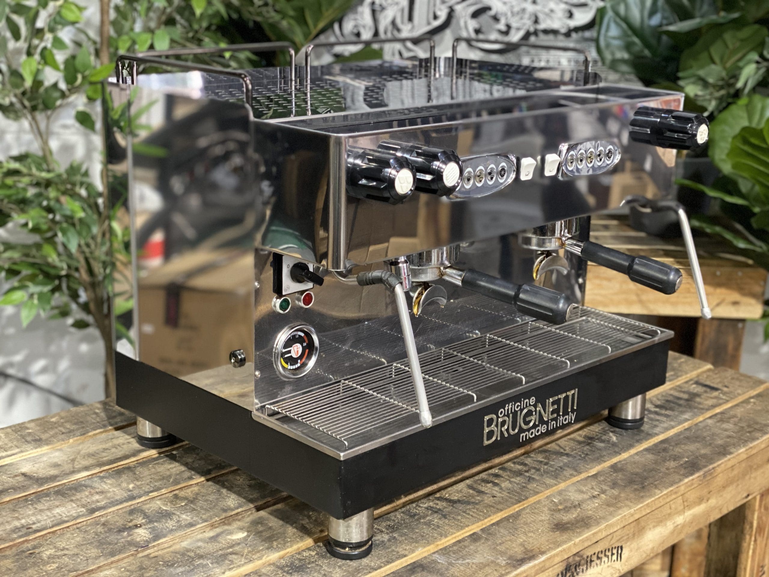Brugnetti Gamma 2 Group Stainless Espresso Coffee Machine - 28953