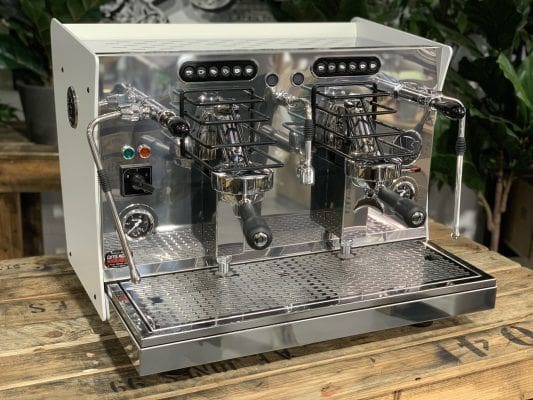 Brugnetti Manufactum - 2 Group Commercial Espresso Machine - White