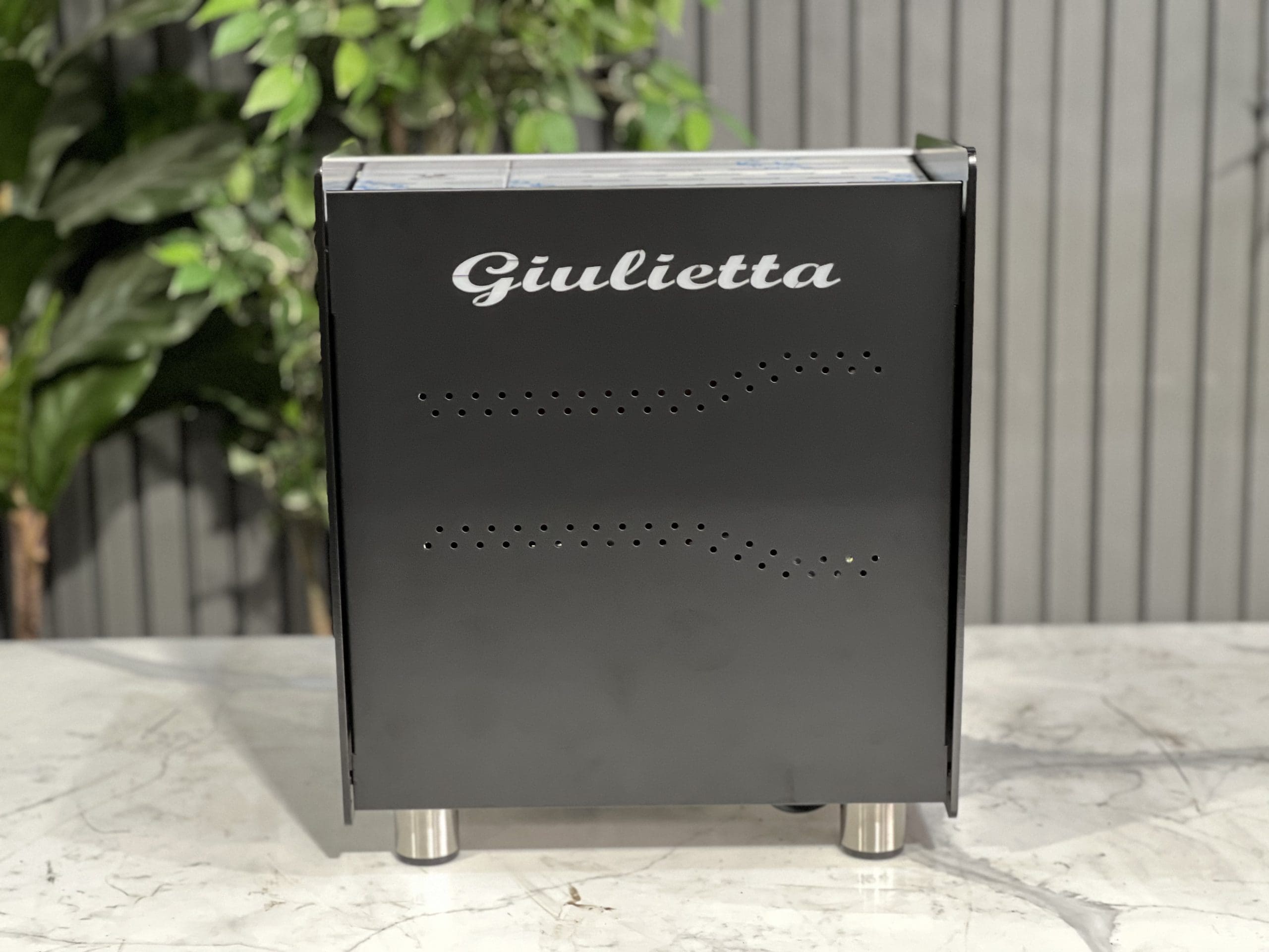 Brugnetti Giulietta Black - 1 Group Commercial Espresso Machine - Stainless