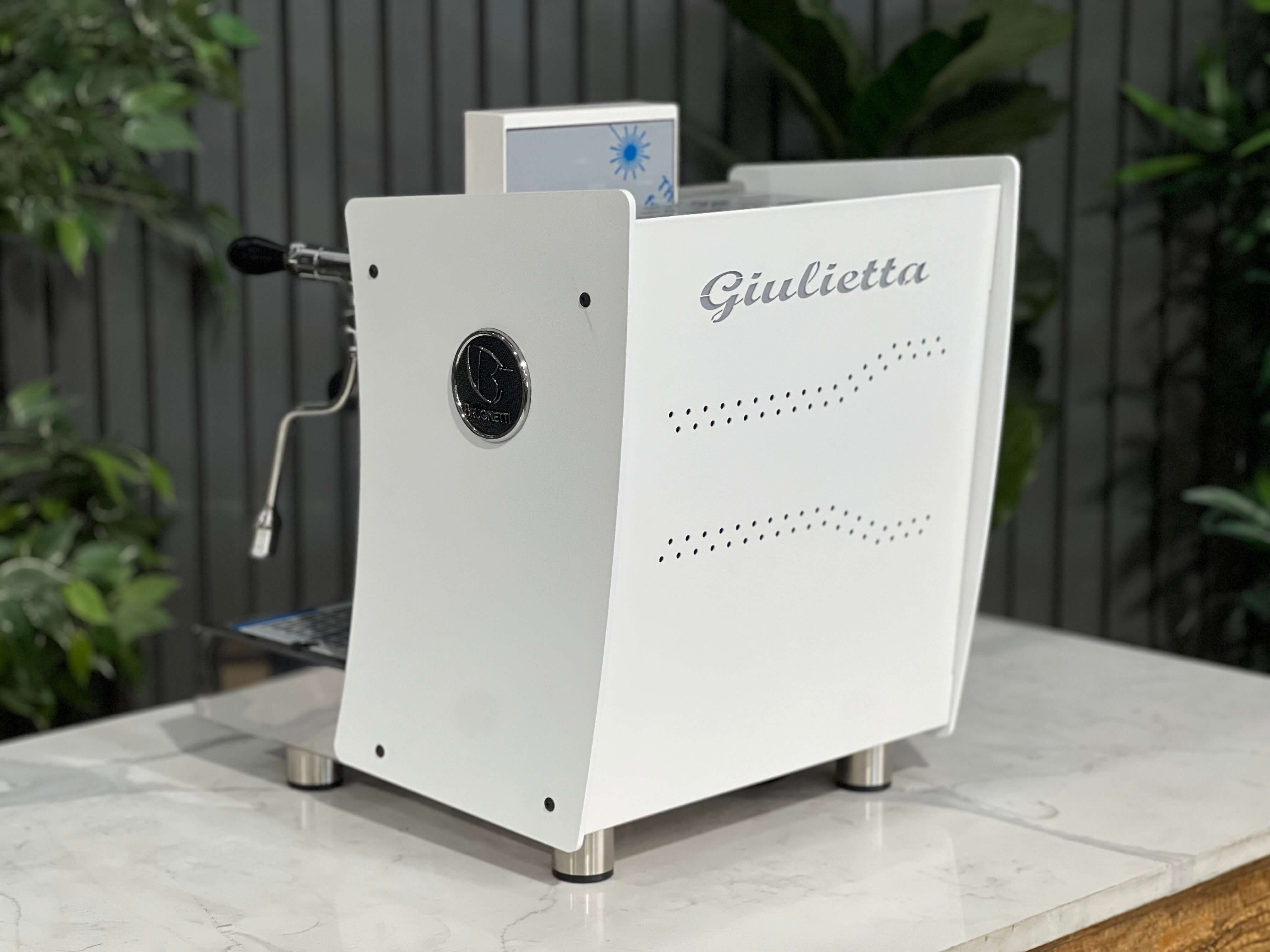 Brugnetti Giulietta Av Brand - 1 Group Commercial Espresso Machine - White