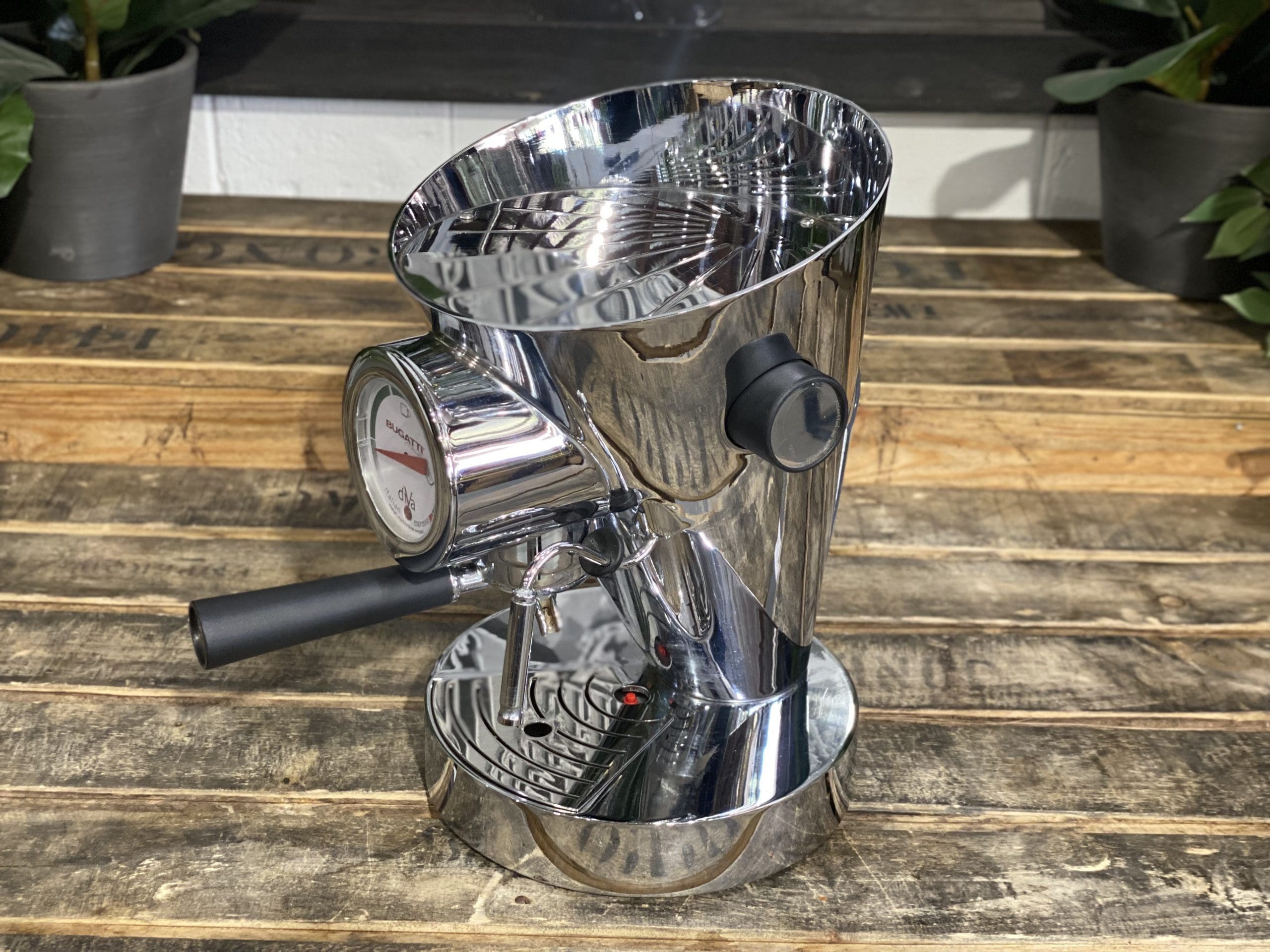 Bugatti Diva Pod & Espresso - 1 Group Commercial Espresso Machine - Stainless