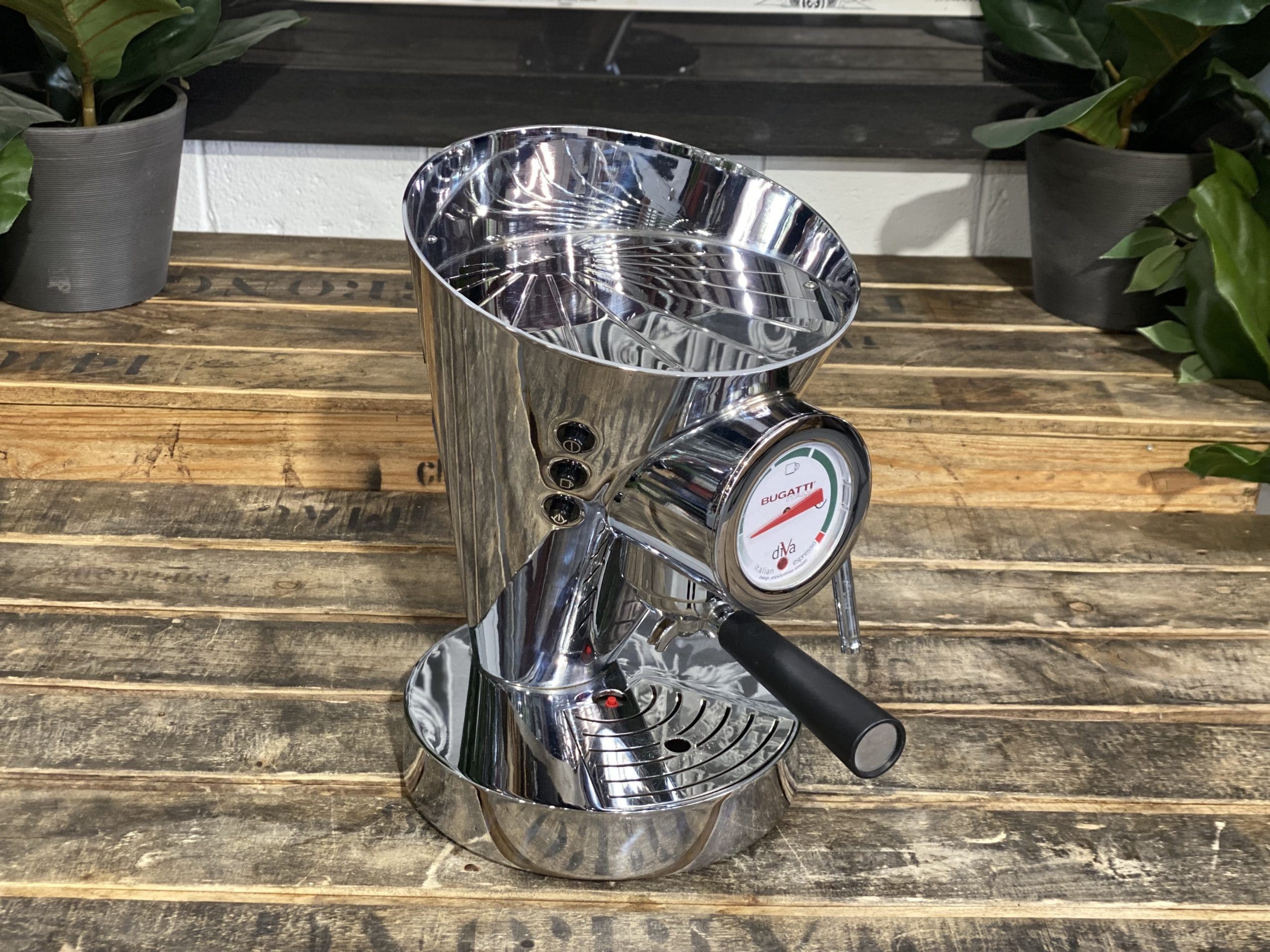 Bugatti Diva Pod & Espresso - 1 Group Commercial Espresso Machine - Stainless