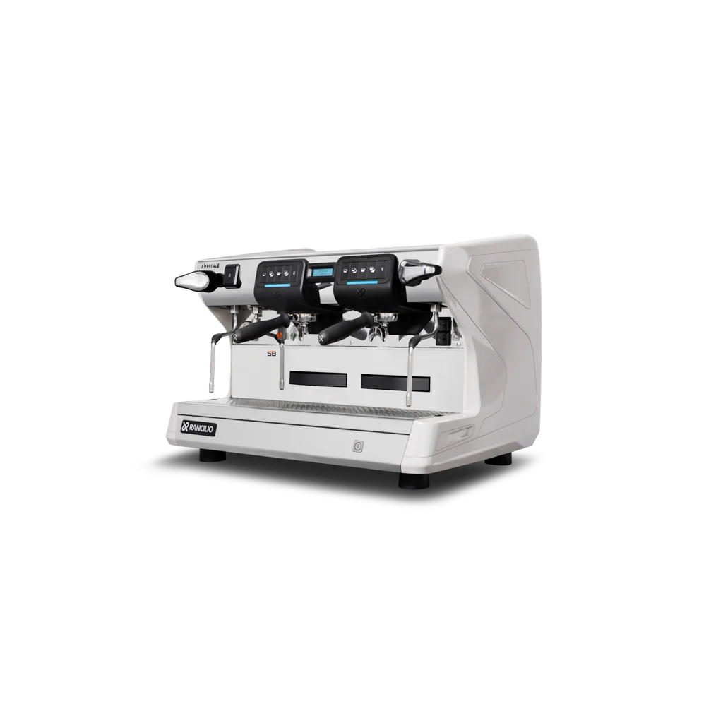 Rancilio Classe 7 USB Tall iSteam - - 2 Group Commercial Espresso Machine - Commercial - Ice White