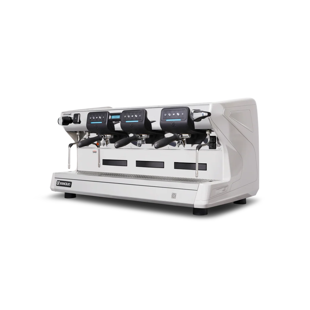 Rancilio Classe 7 USB Tall iSteam - - 3 Group Commercial Espresso Machine - Commercial - Ice White