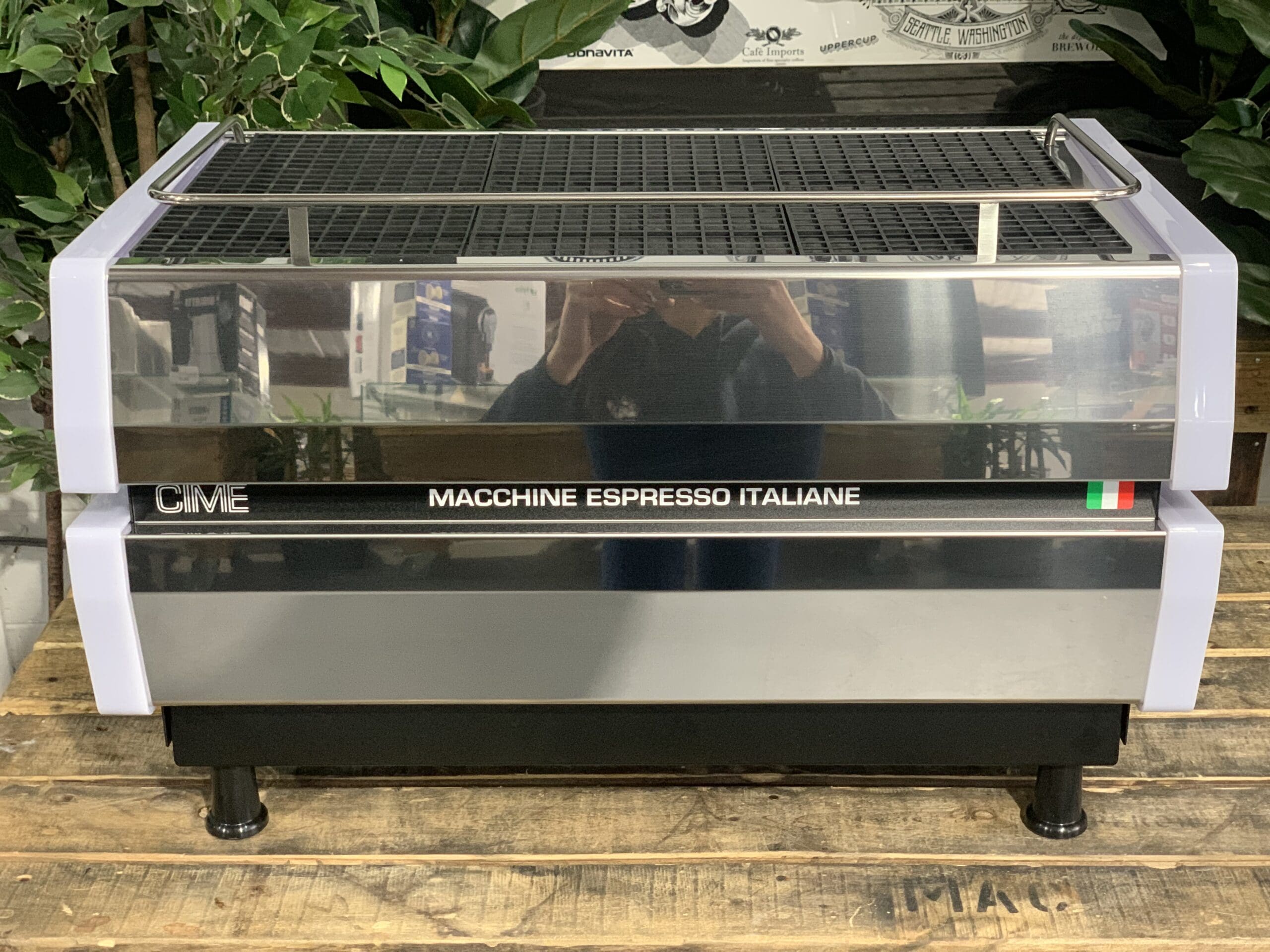 CIME CO-03 Neo E61 - 2 Group Commercial Espresso Machine - White