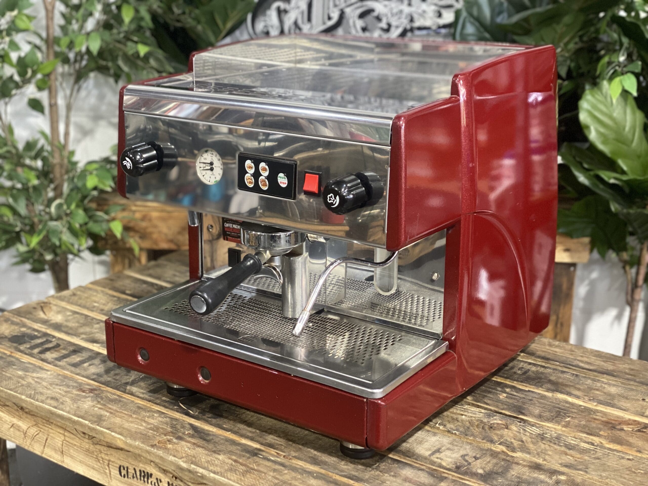 CMA - 1 Group Commercial Espresso Machine - Red