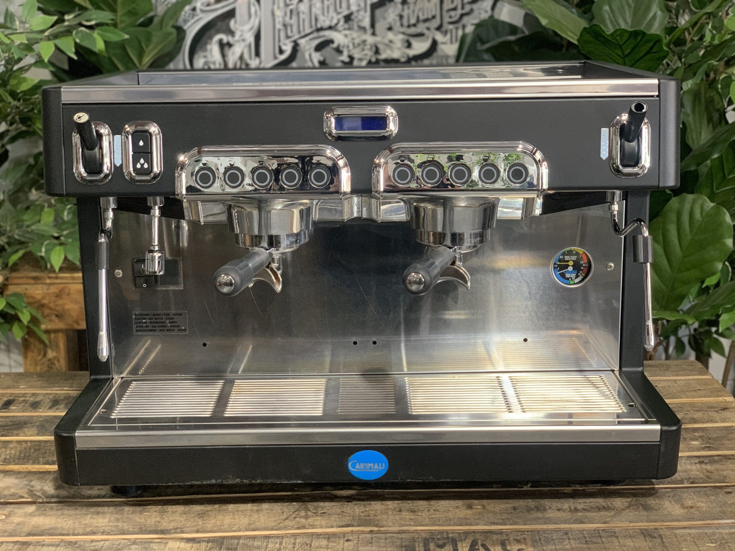 Carimali Cento High Cup - 2 Group Commercial Espresso Machine - Black