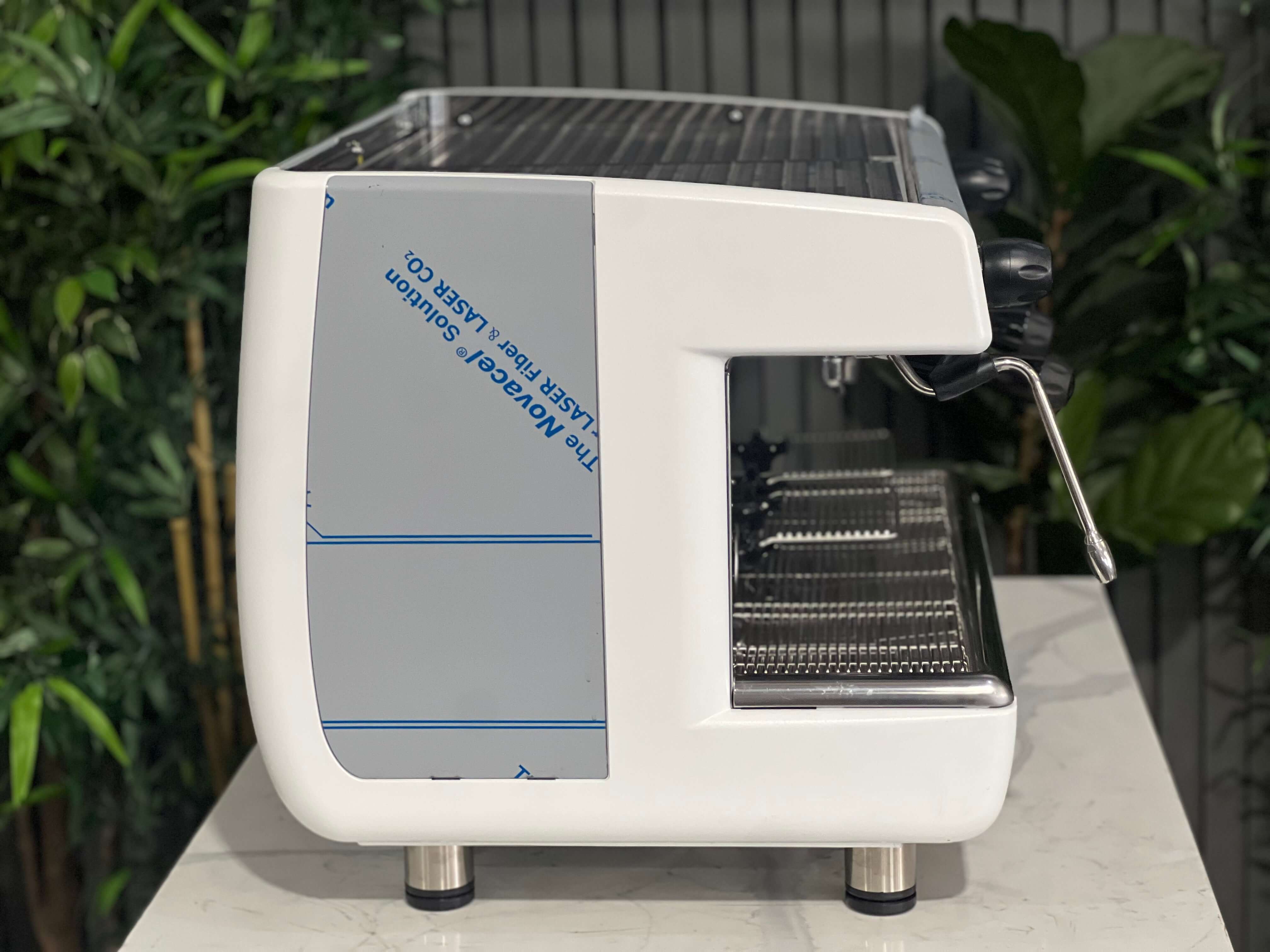 Casadio Undici Brand White - 2 Group Commercial Espresso Machine - Stainless
