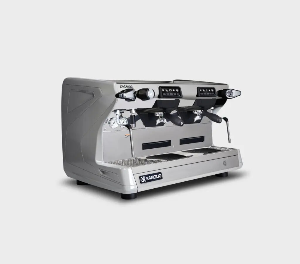 Rancilio Classe 5 USB Crono Tall - - 2 Group Commercial Espresso Machine - Commercial - Stone Grey