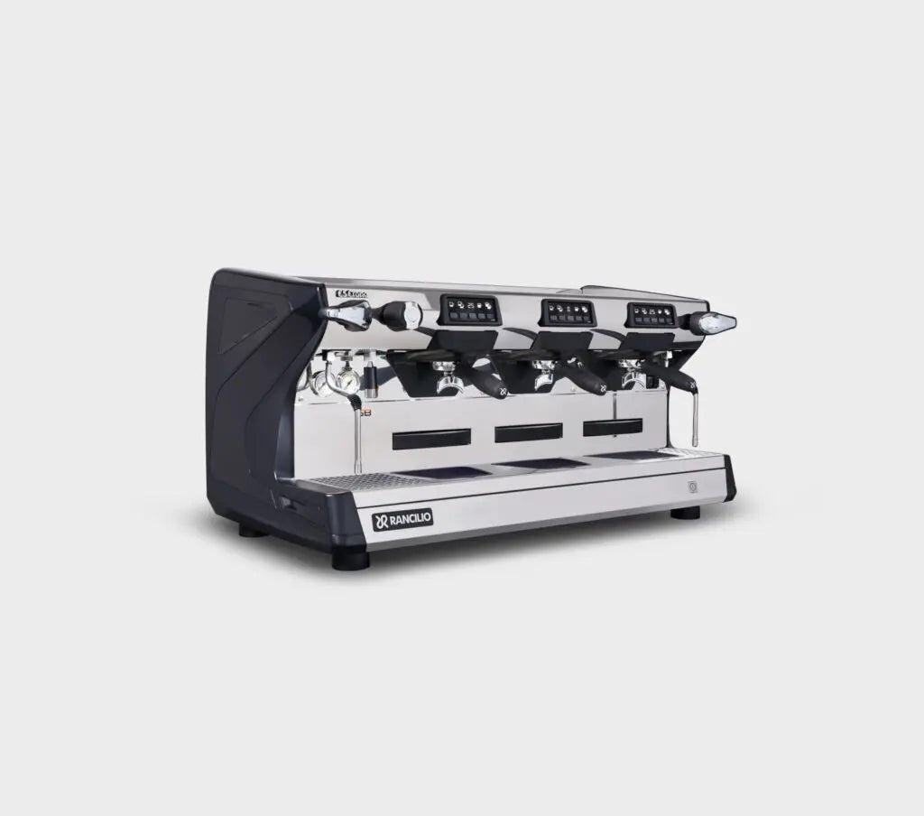 Rancilio Classe 5 USB Crono Tall - - 3 Group Commercial Espresso Machine - Commercial - Anthracite Black