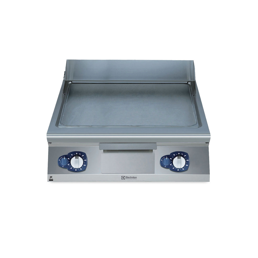 Electrolux 900XP Gas Griddle Plate with Smooth Brushed Chrome Plate 800mm - E9IINAAOMEA